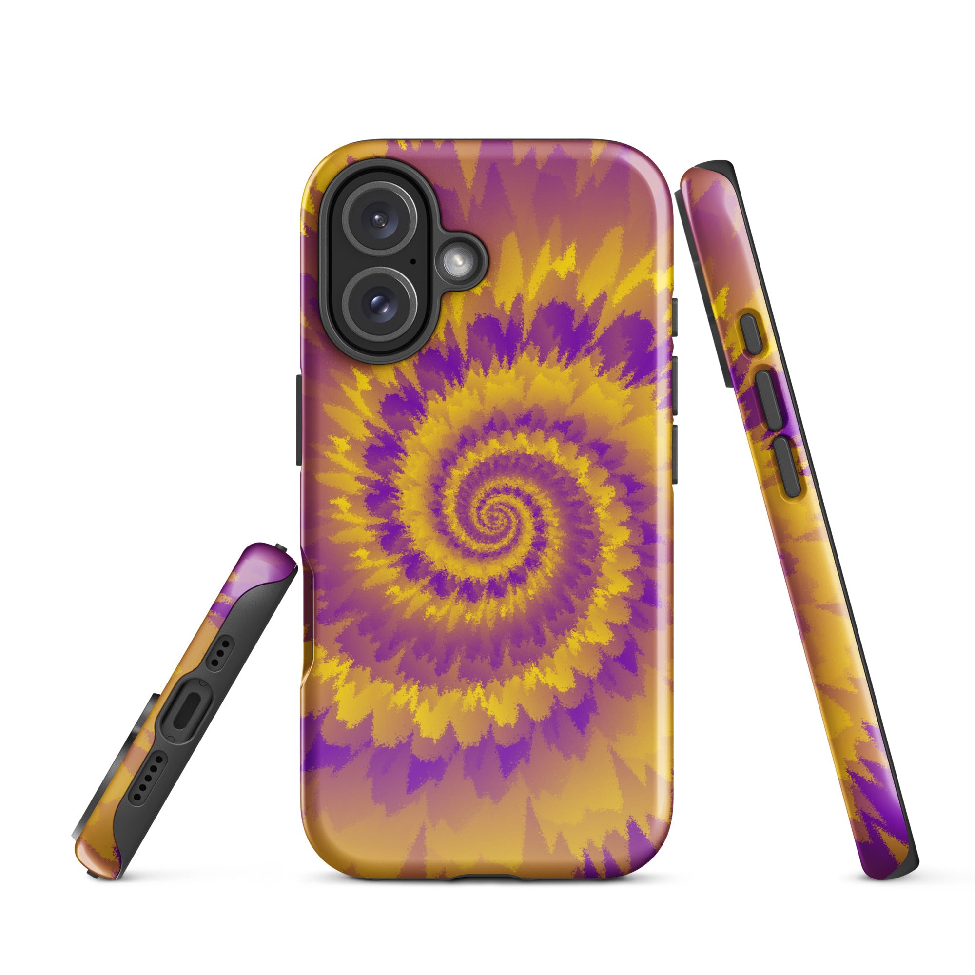 Tough Case for iPhone®-Tie Dye Spiral - Intersex