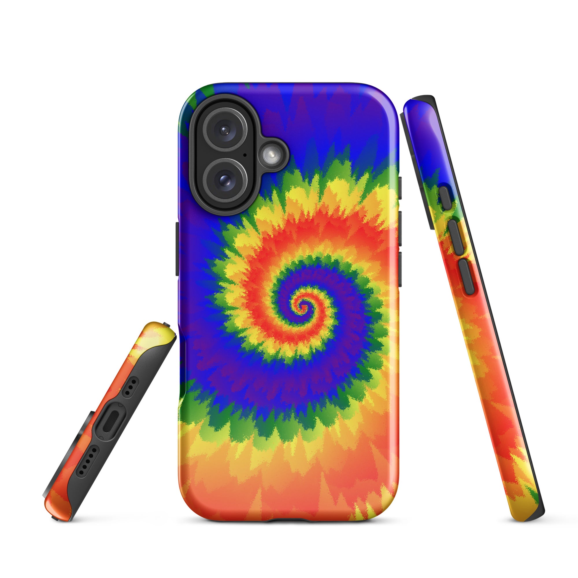 Tough Case for iPhone®-Tie Dye Spiral - LGBTQ