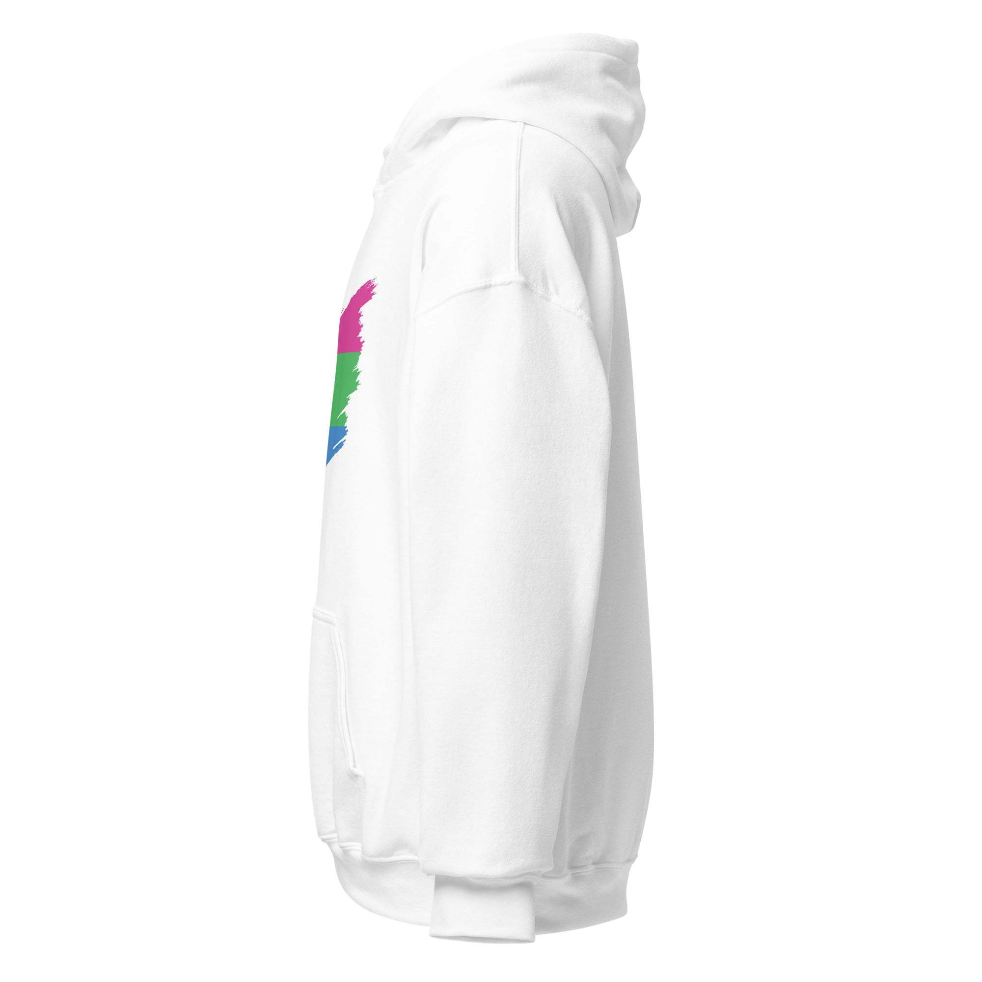 Unisex Hoodie-Polysexual Grunge Flag