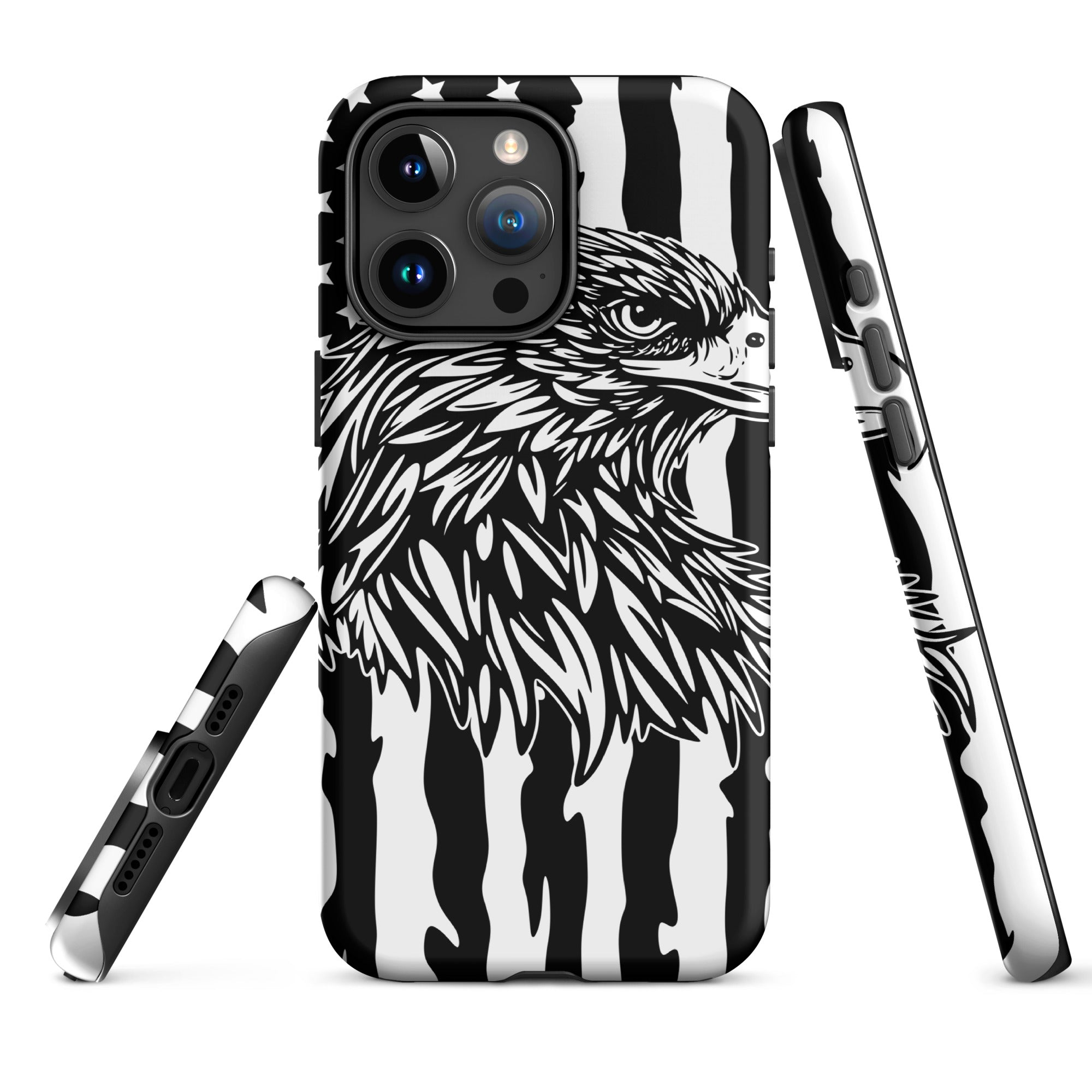 Tough Case for iPhone®- Eagle Mono