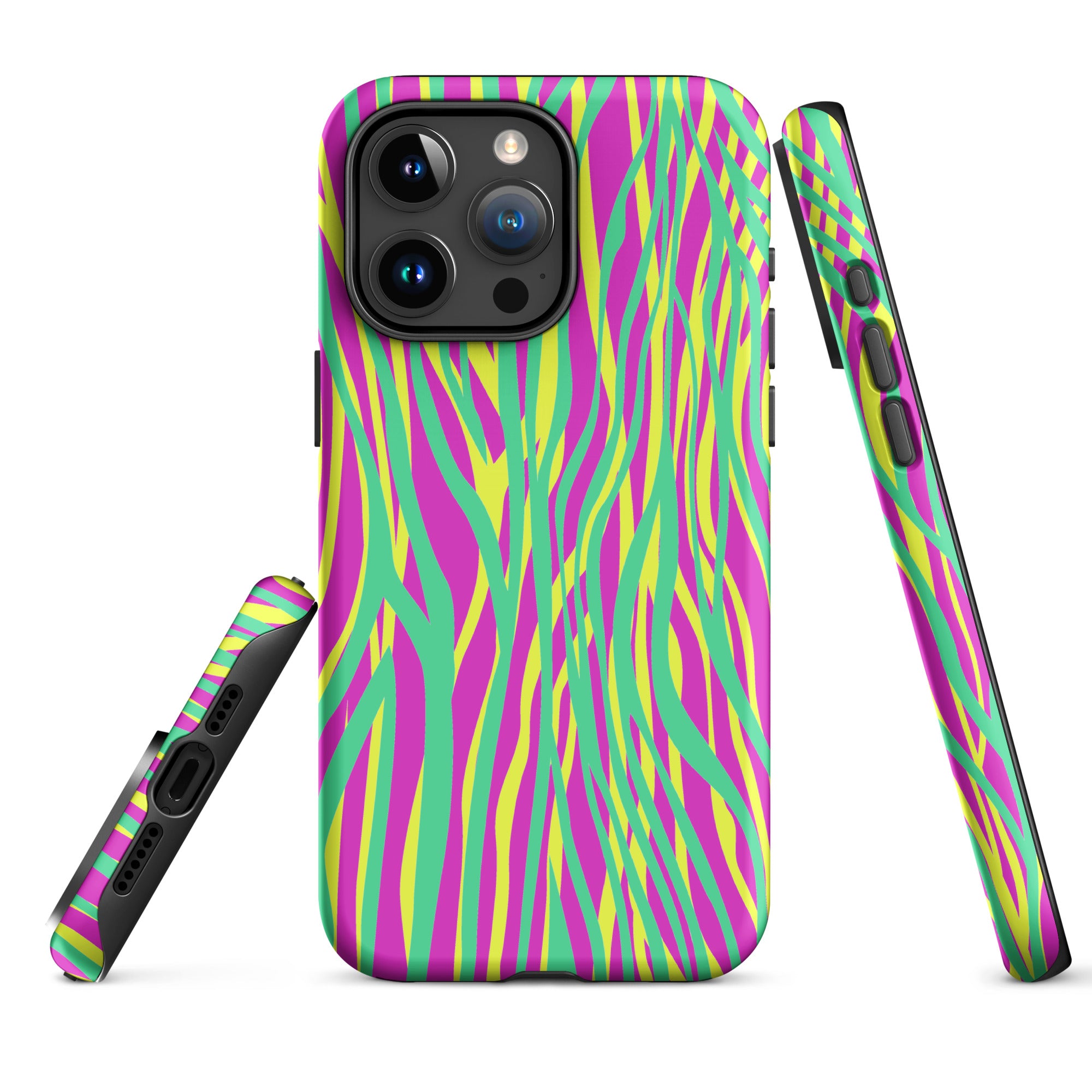 Tough Case for iPhone®- Funky Zebra Pattern II