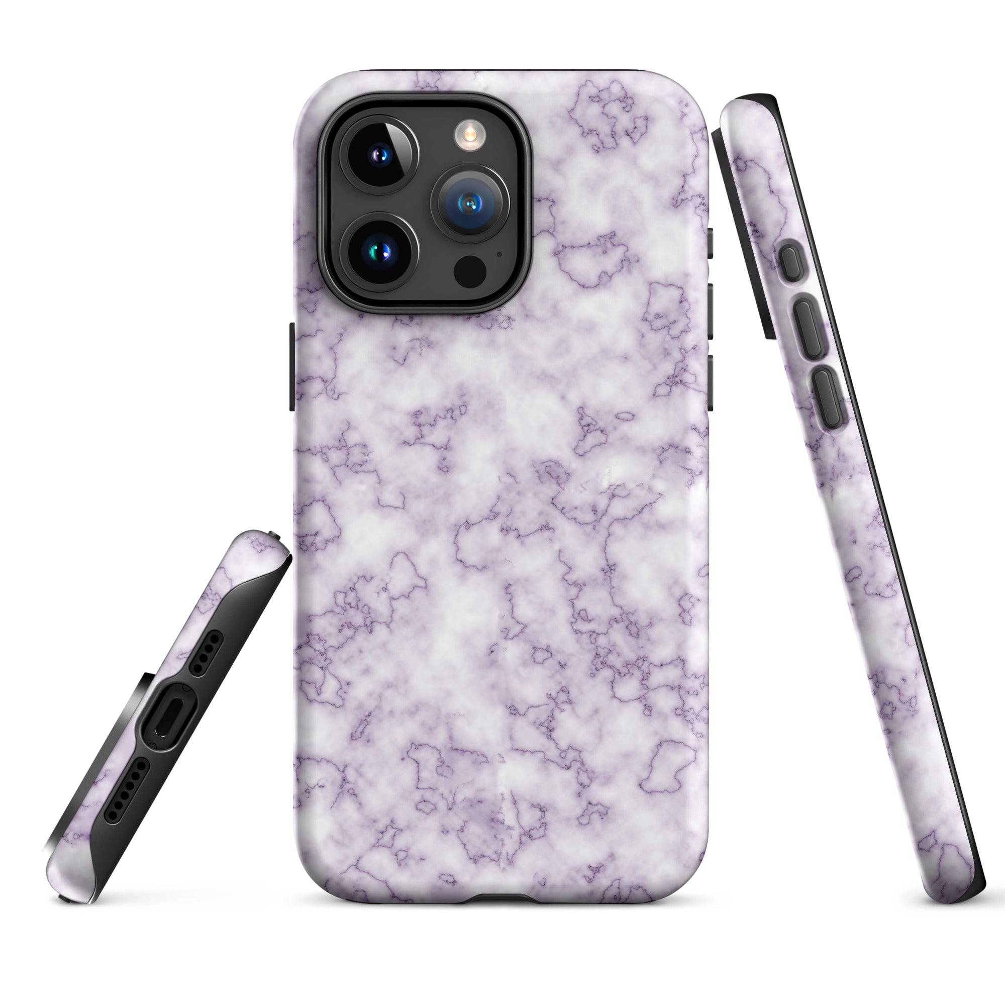 Tough Case for iPhone®- Purple Marble