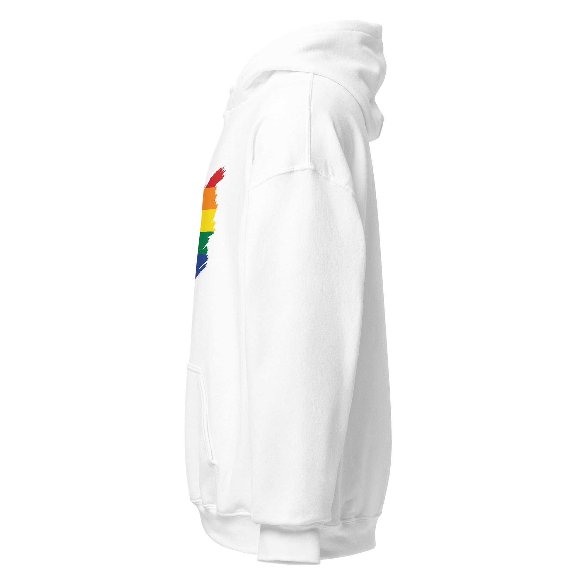 Unisex Hoodie-Pride Rainbow Grunge Flag