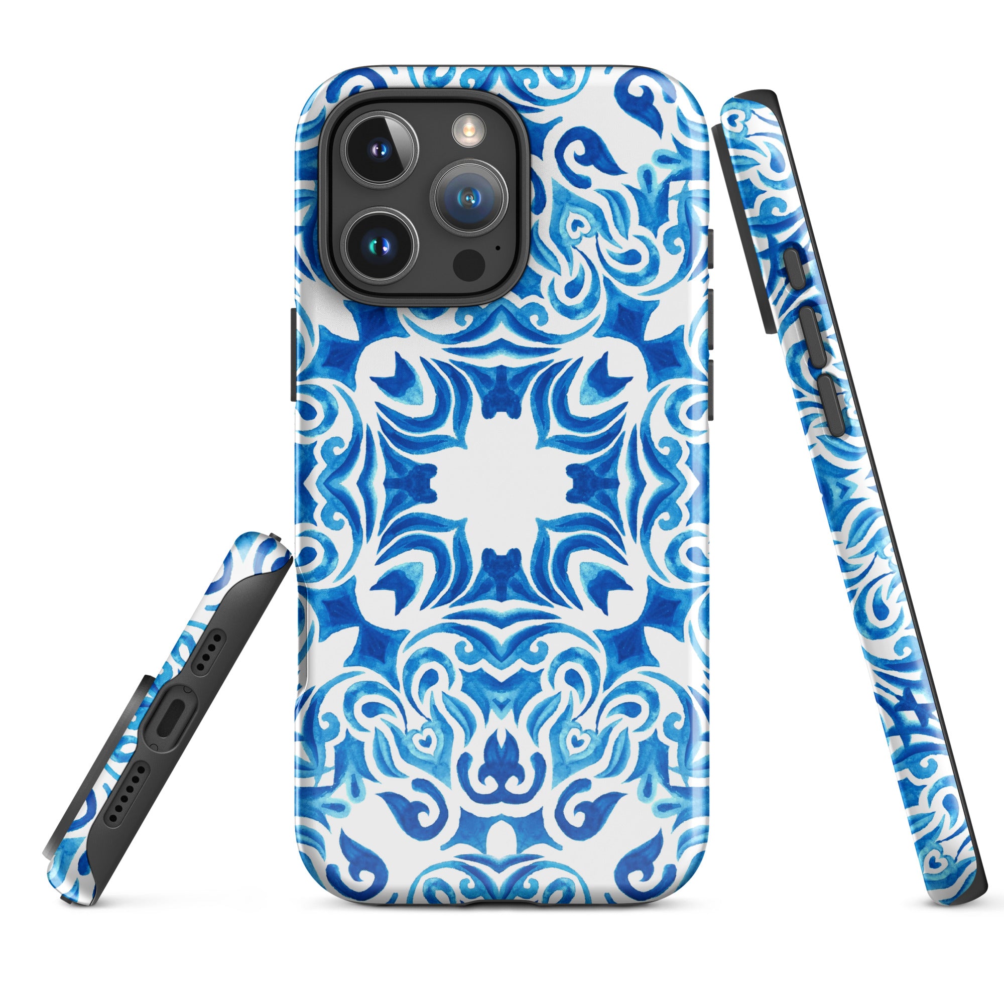 Tough Case for iPhone®- Majolica Pattern IV