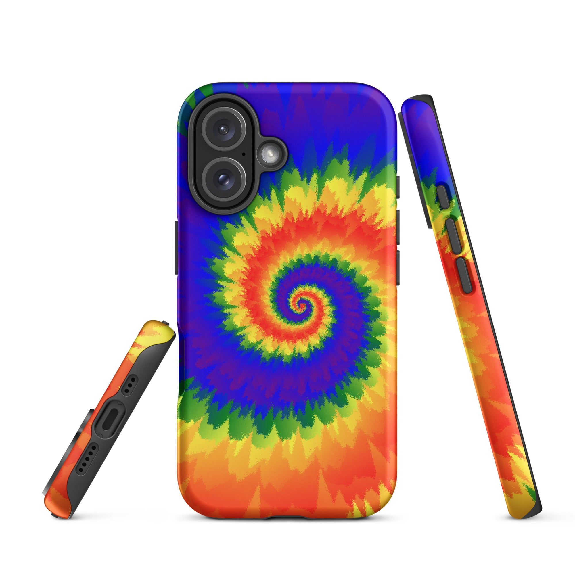 Tough Case for iPhone®-Tie Dye Spiral - LGBTQ
