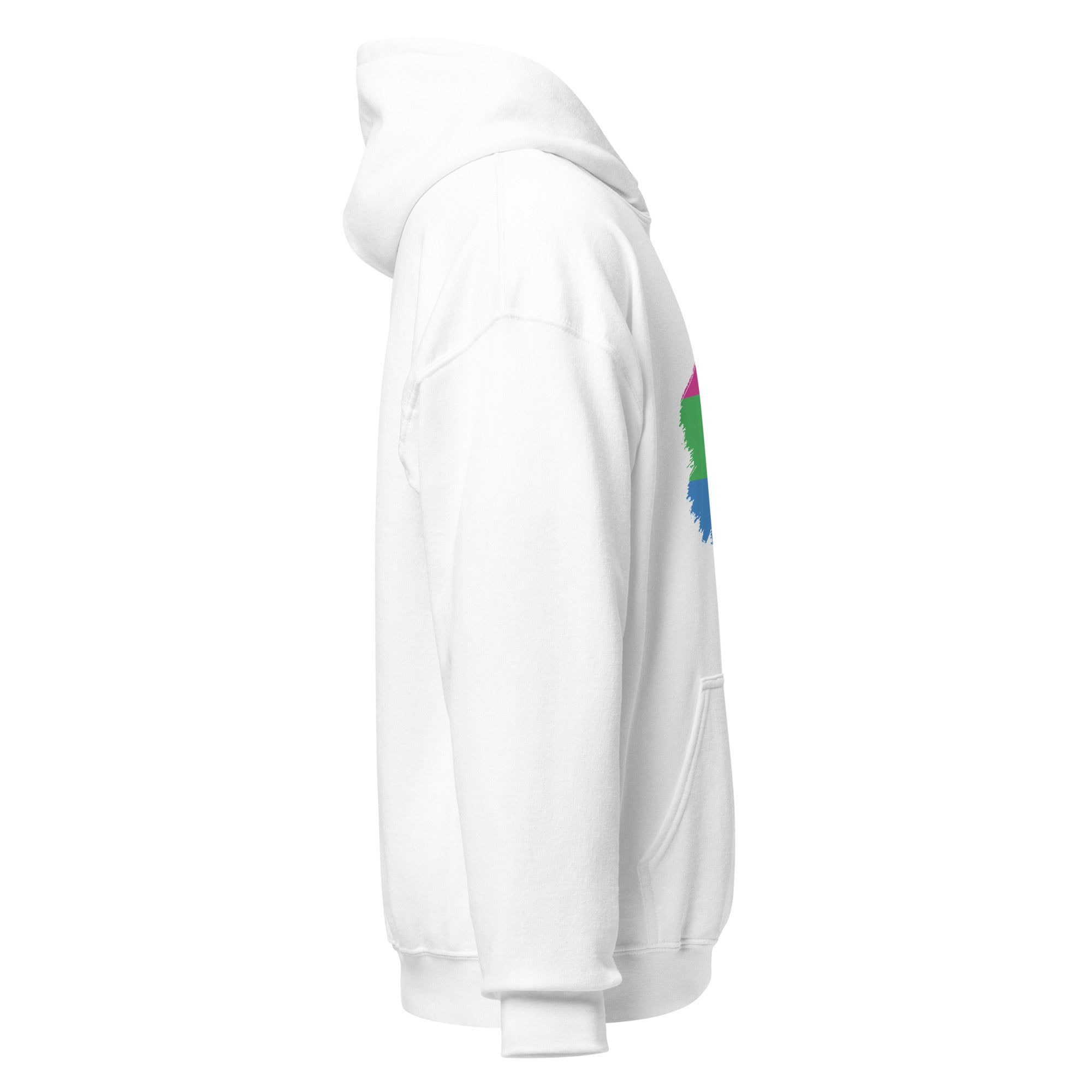 Unisex Hoodie-Polysexual Grunge Flag