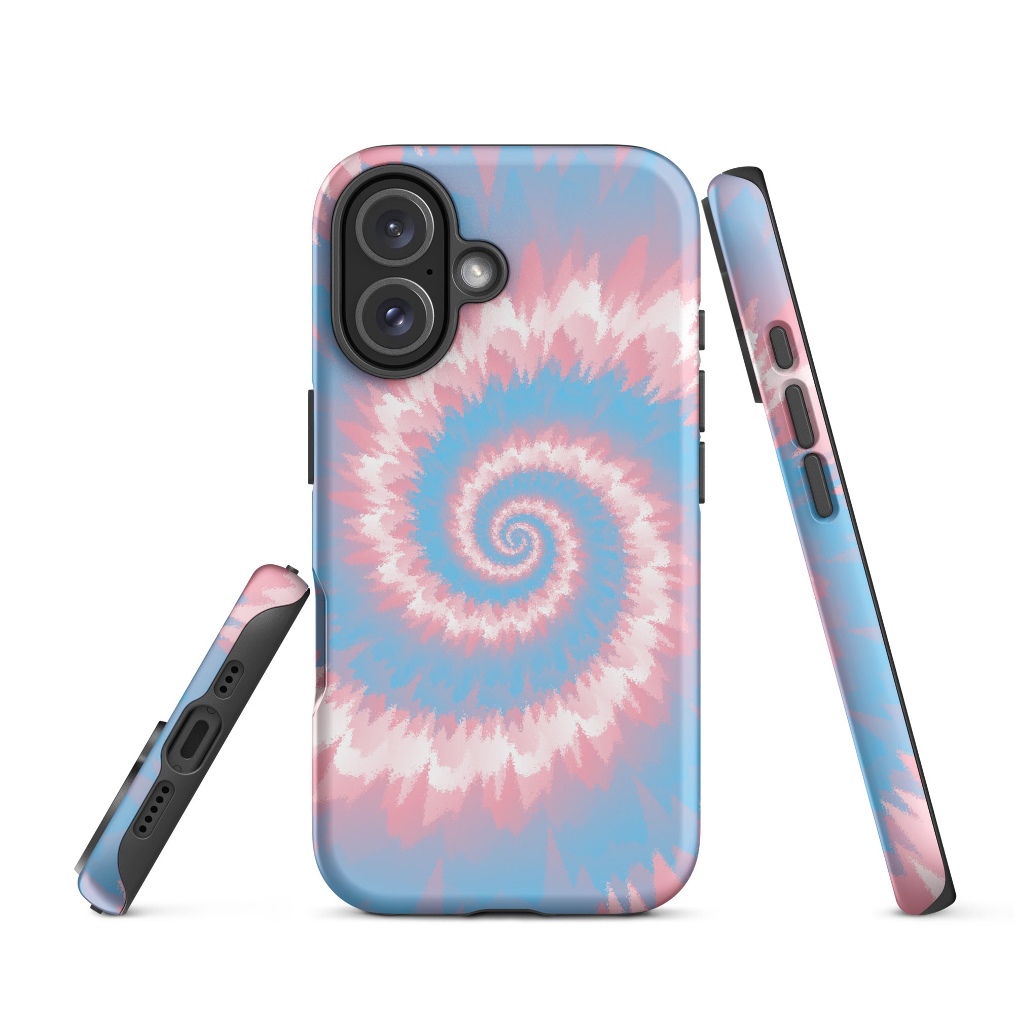 Tough Case for iPhone®-Tie Dye Spiral - Transgender