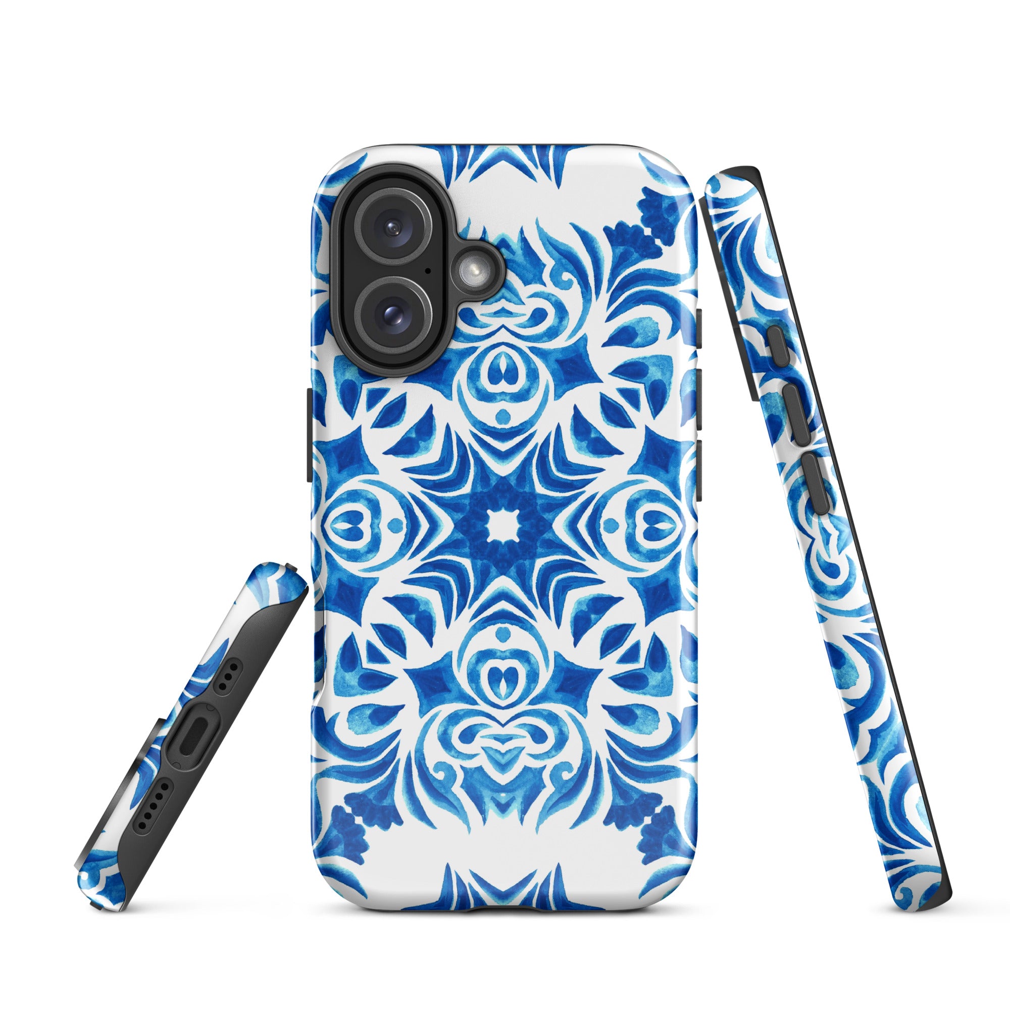 Tough Case for iPhone®- Majolica Pattern III