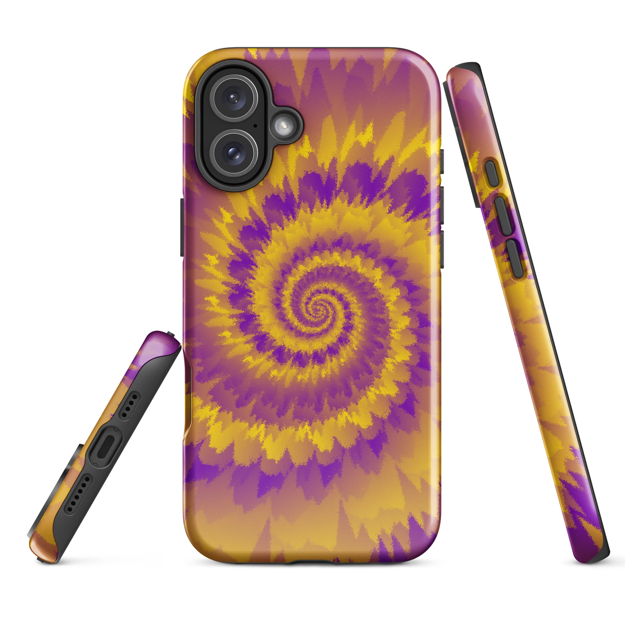 Tough Case for iPhone®-Tie Dye Spiral - Intersex