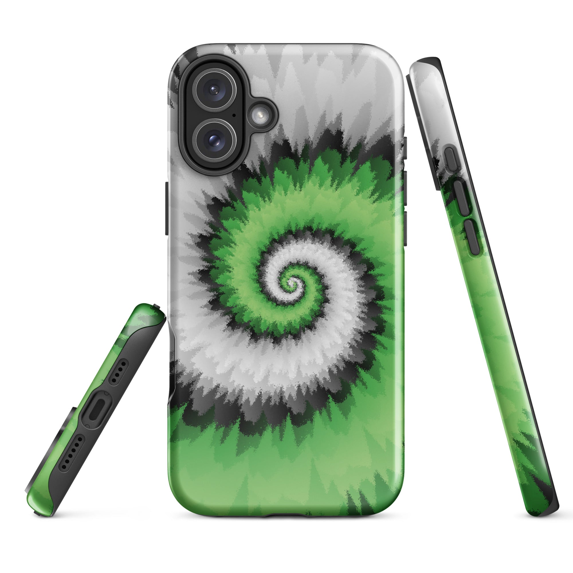 Tough Case for iPhone®-Tie Dye Spiral - Aromantic