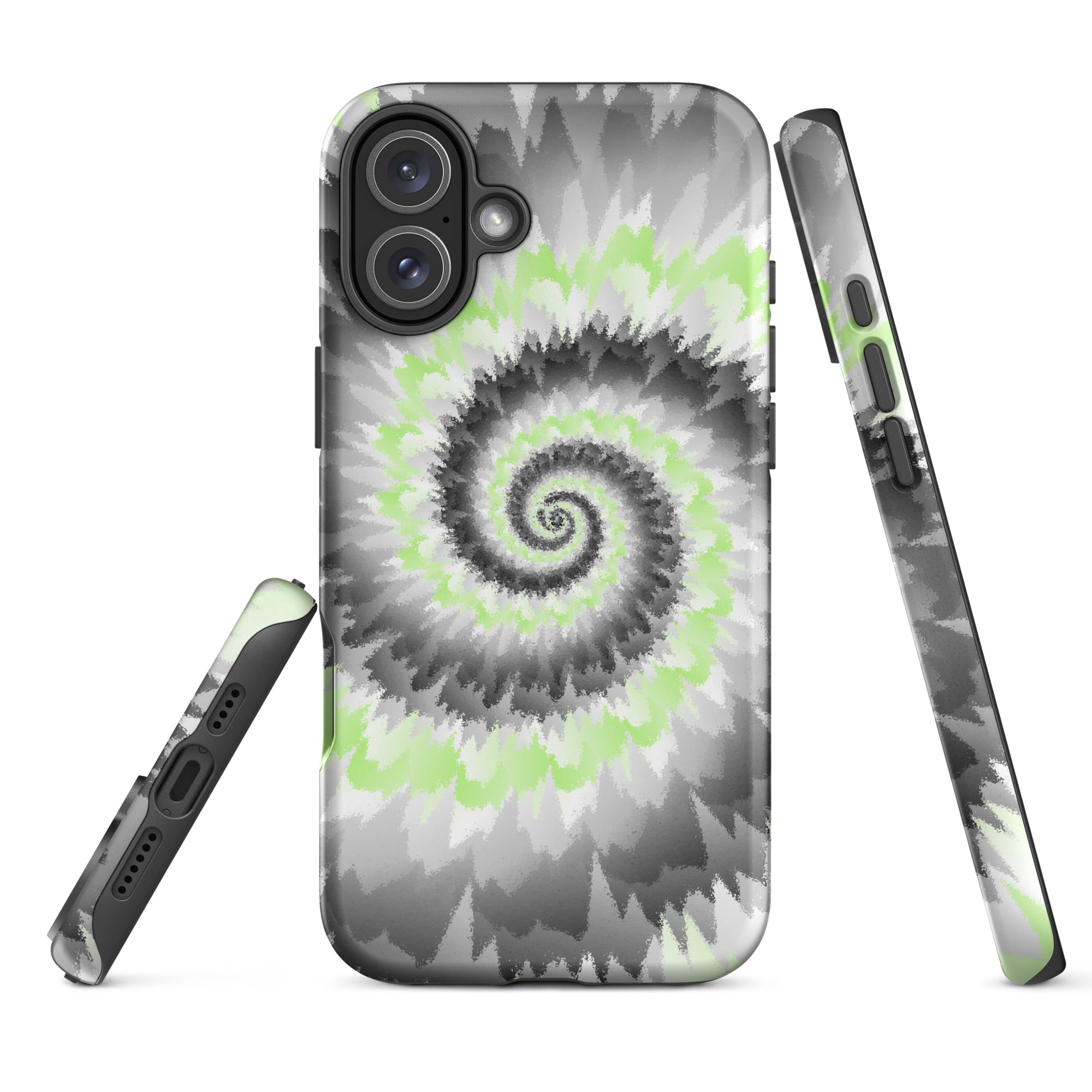 Tough Case for iPhone®-Tie Dye Spiral - Agender