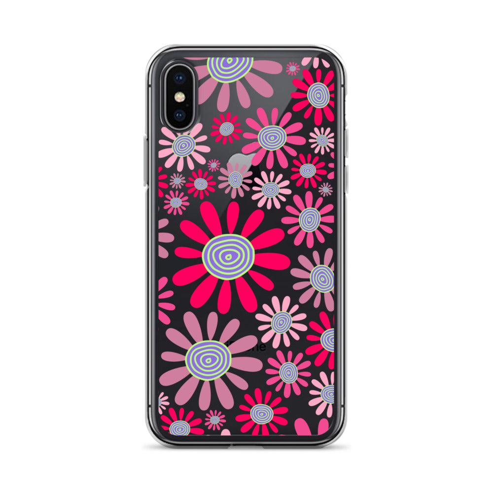 Clear Case for iPhone®- Floral Daisy Design I