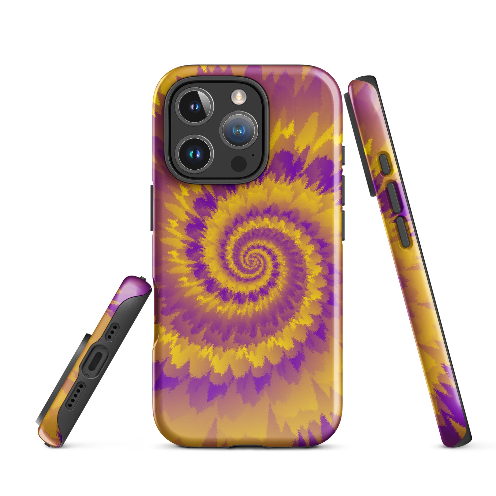 Tough Case for iPhone®-Tie Dye Spiral - Intersex
