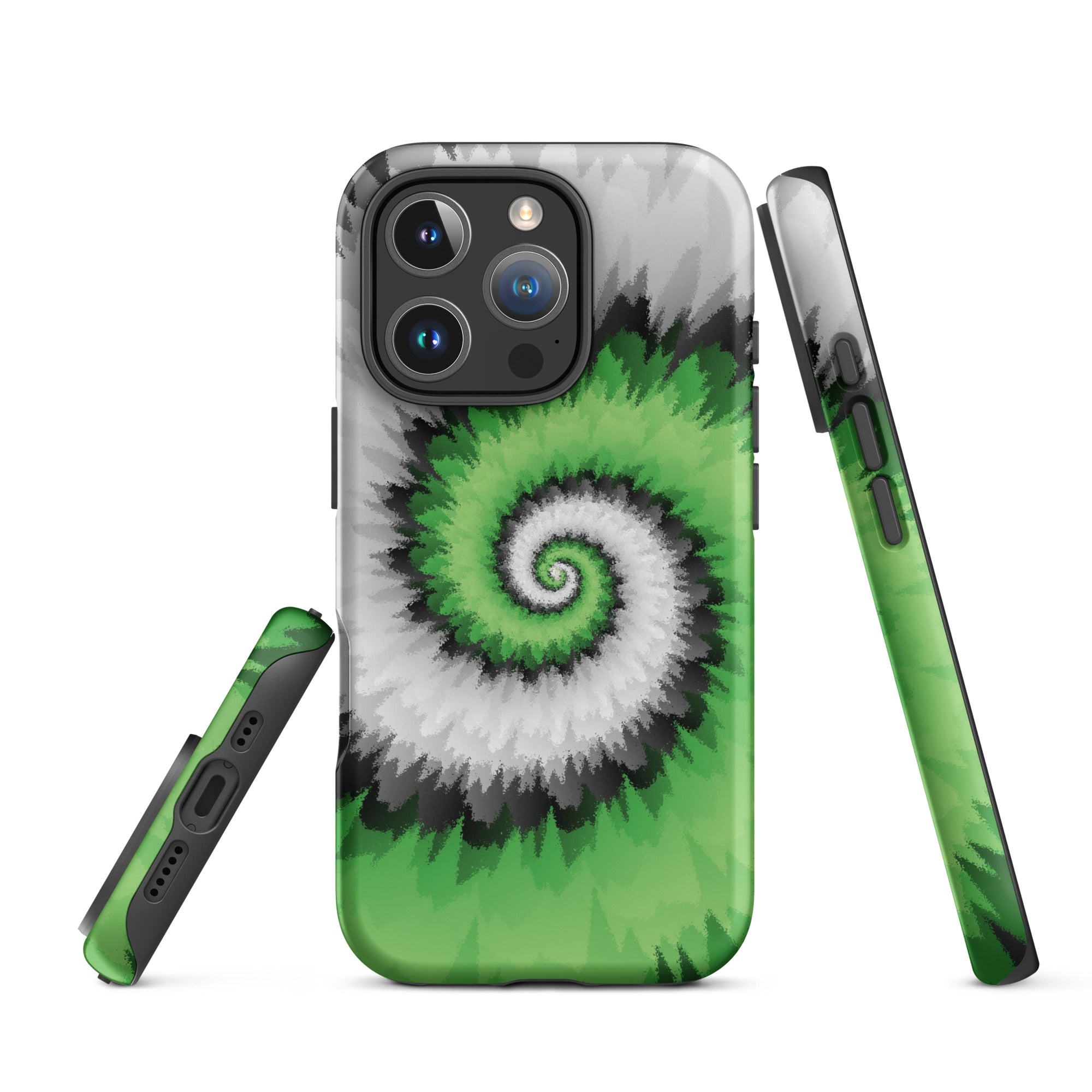 Tough Case for iPhone®-Tie Dye Spiral - Aromantic