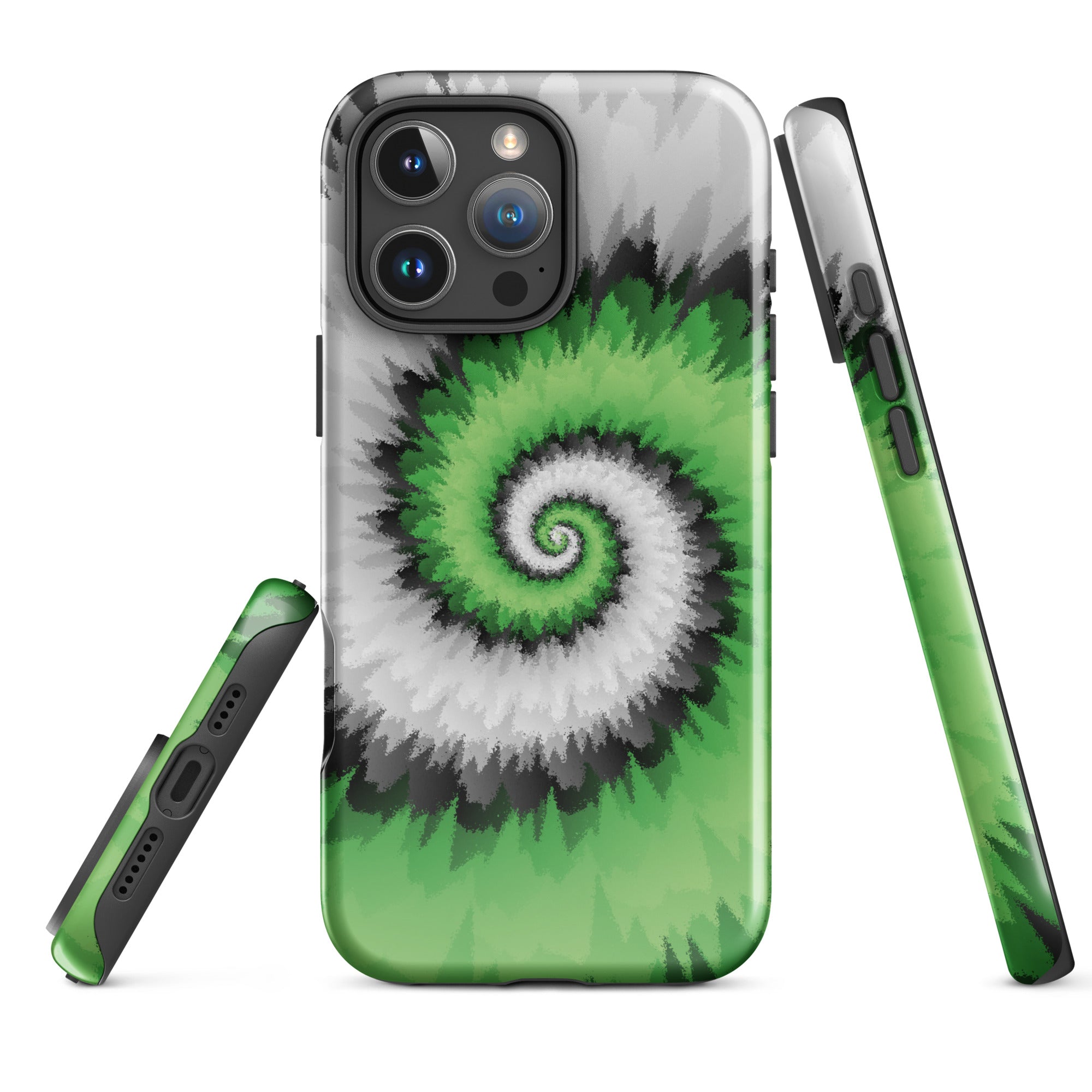 Tough Case for iPhone®-Tie Dye Spiral - Aromantic