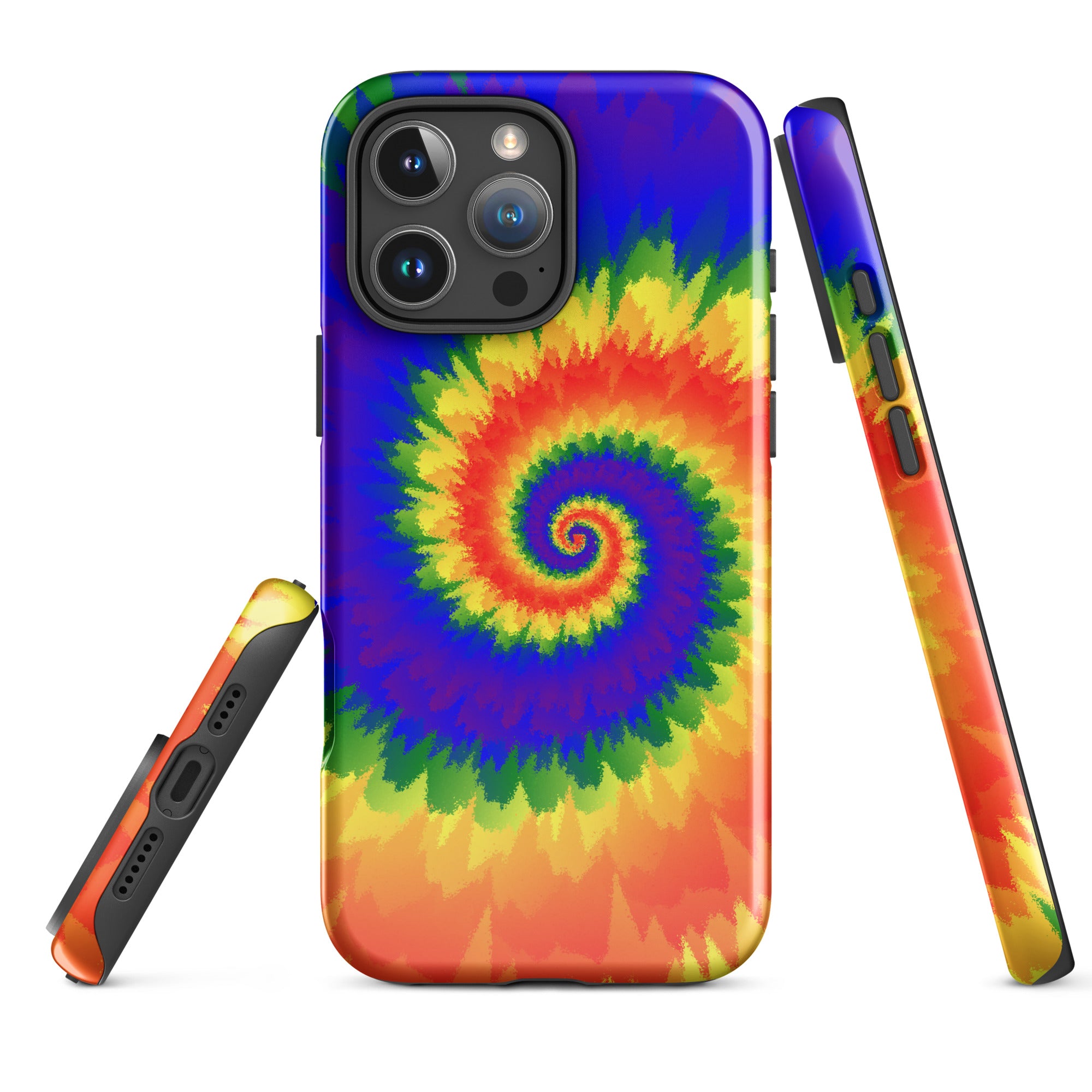 Tough Case for iPhone®-Tie Dye Spiral - LGBTQ