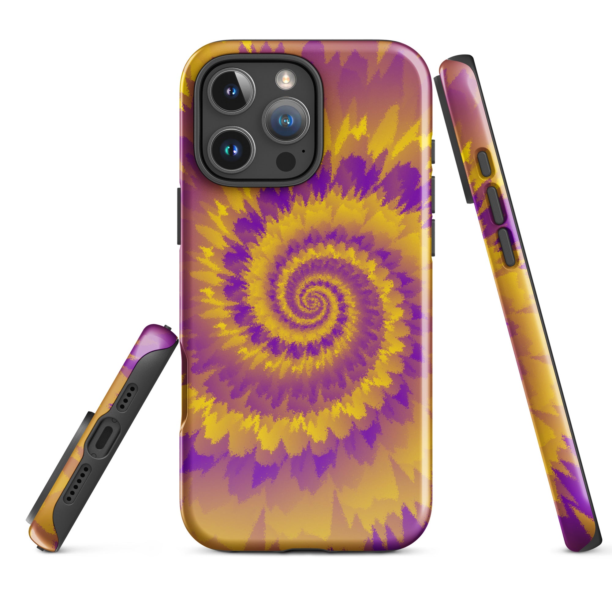 Tough Case for iPhone®-Tie Dye Spiral - Intersex