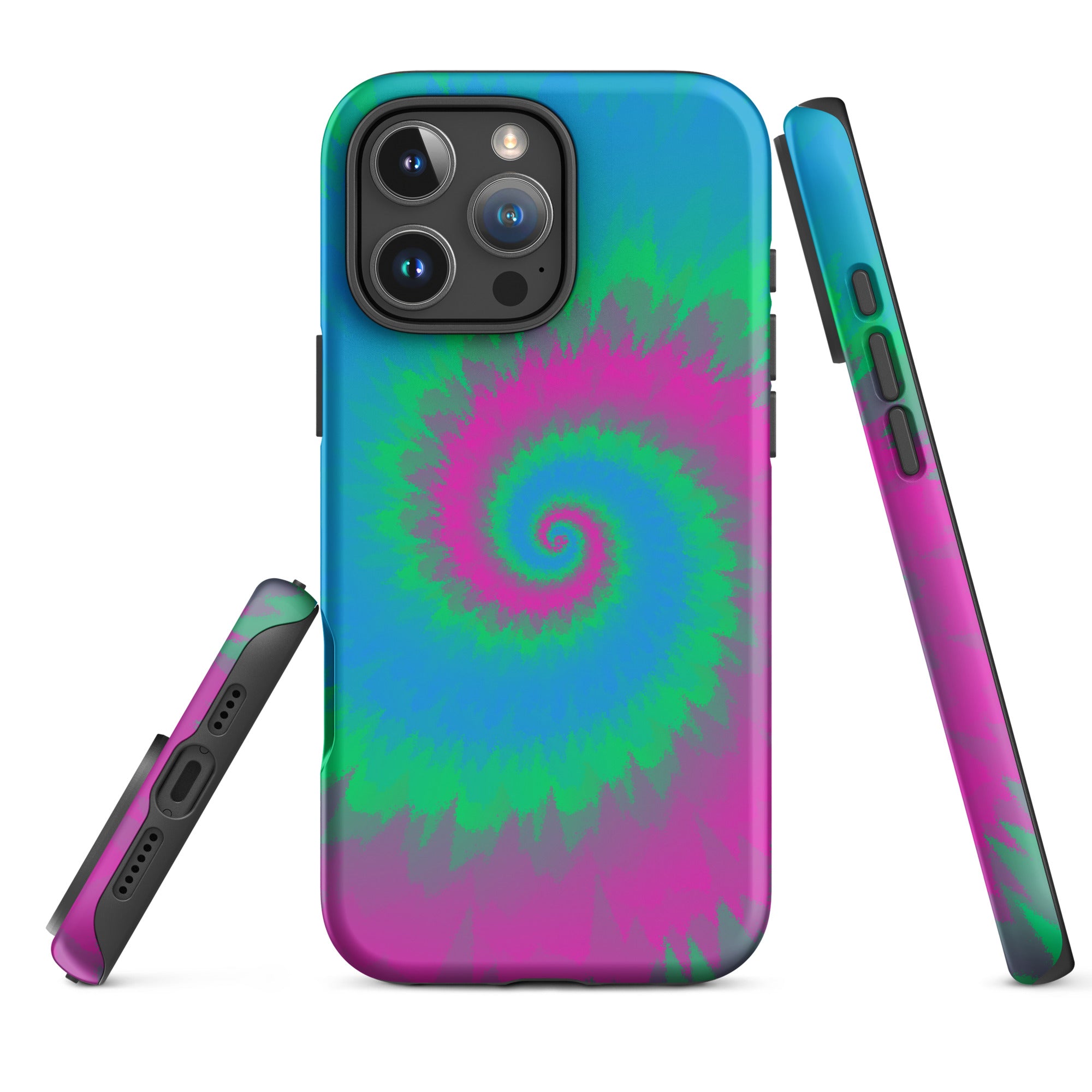 Tough Case for iPhone®-Tie Dye Spiral - Polysexual