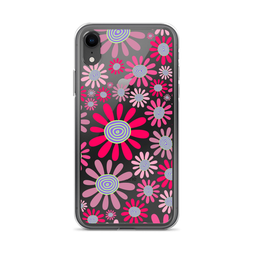 Clear Case for iPhone®- Floral Daisy Design I
