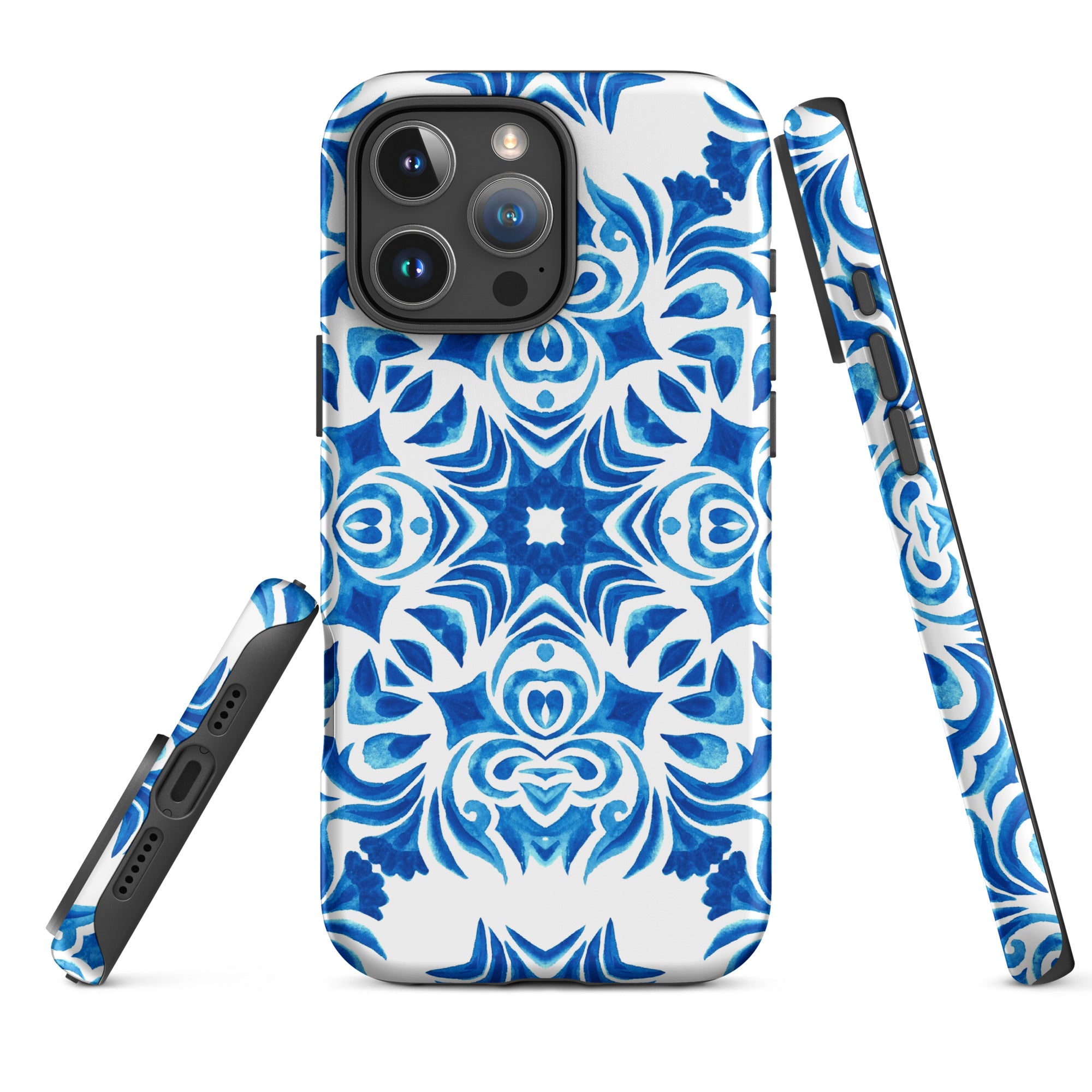 Tough Case for iPhone®- Majolica Pattern III