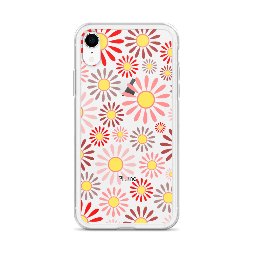 Clear Case for iPhone®- Floral Daisy Design IV
