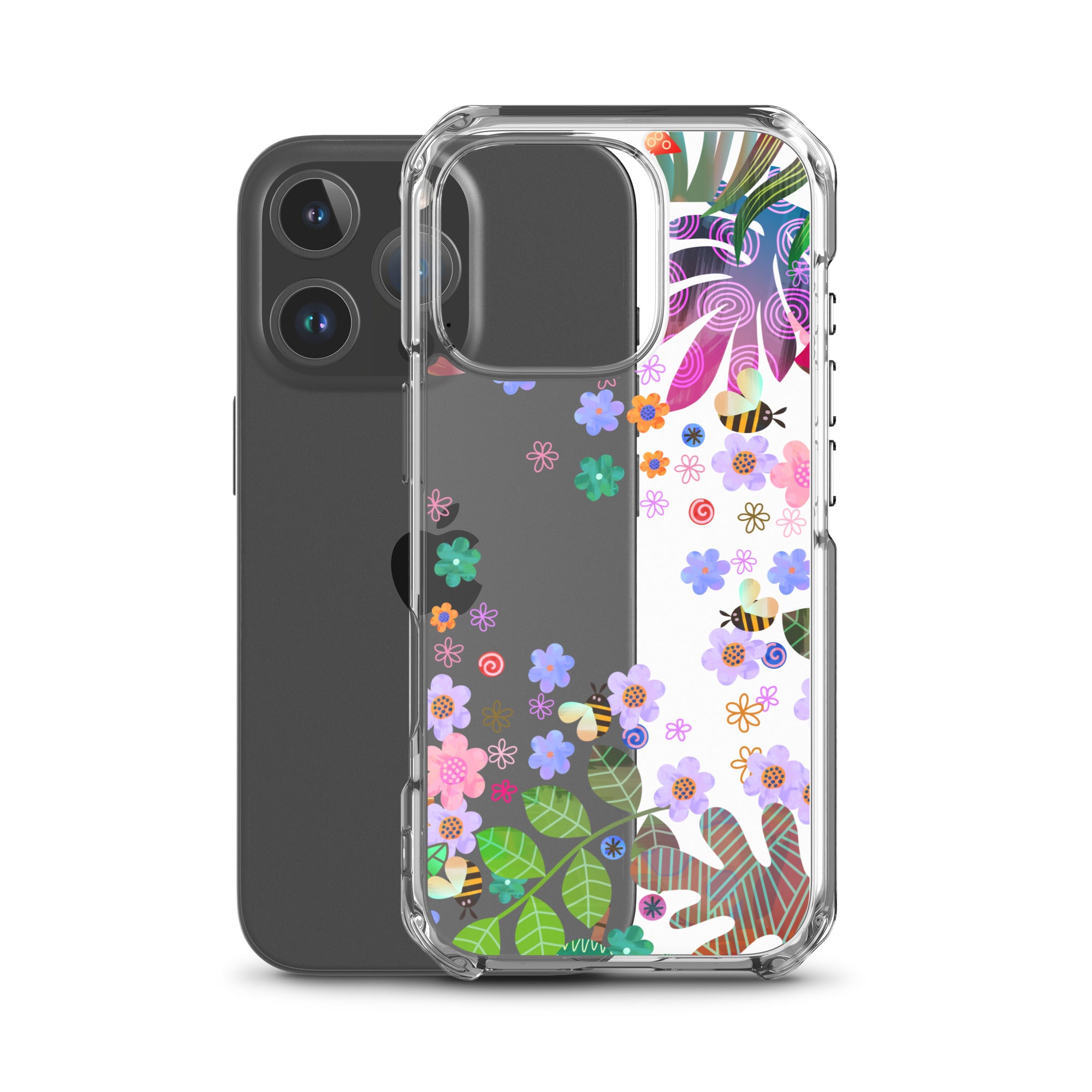 Clear Case for iPhone®- Enchanted Forest Design V