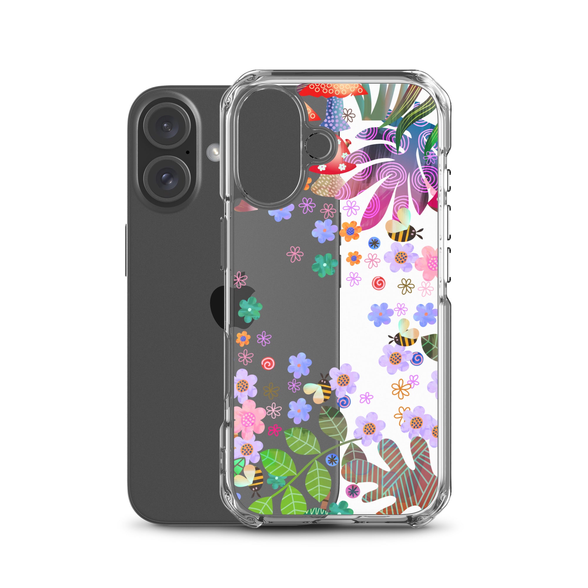 Clear Case for iPhone®- Enchanted Forest Design V