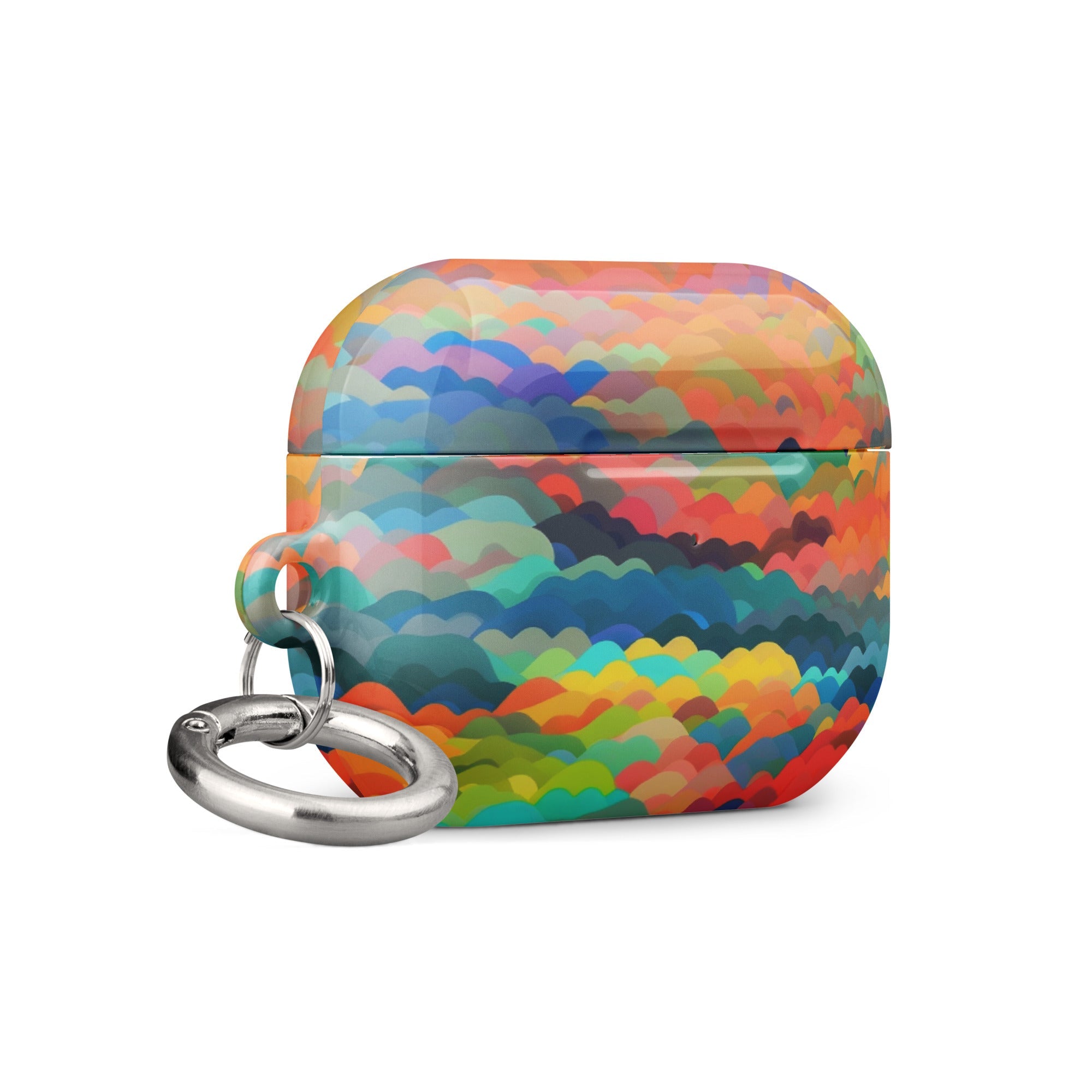 Case for AirPods® Rainbow Clouds Pattern I