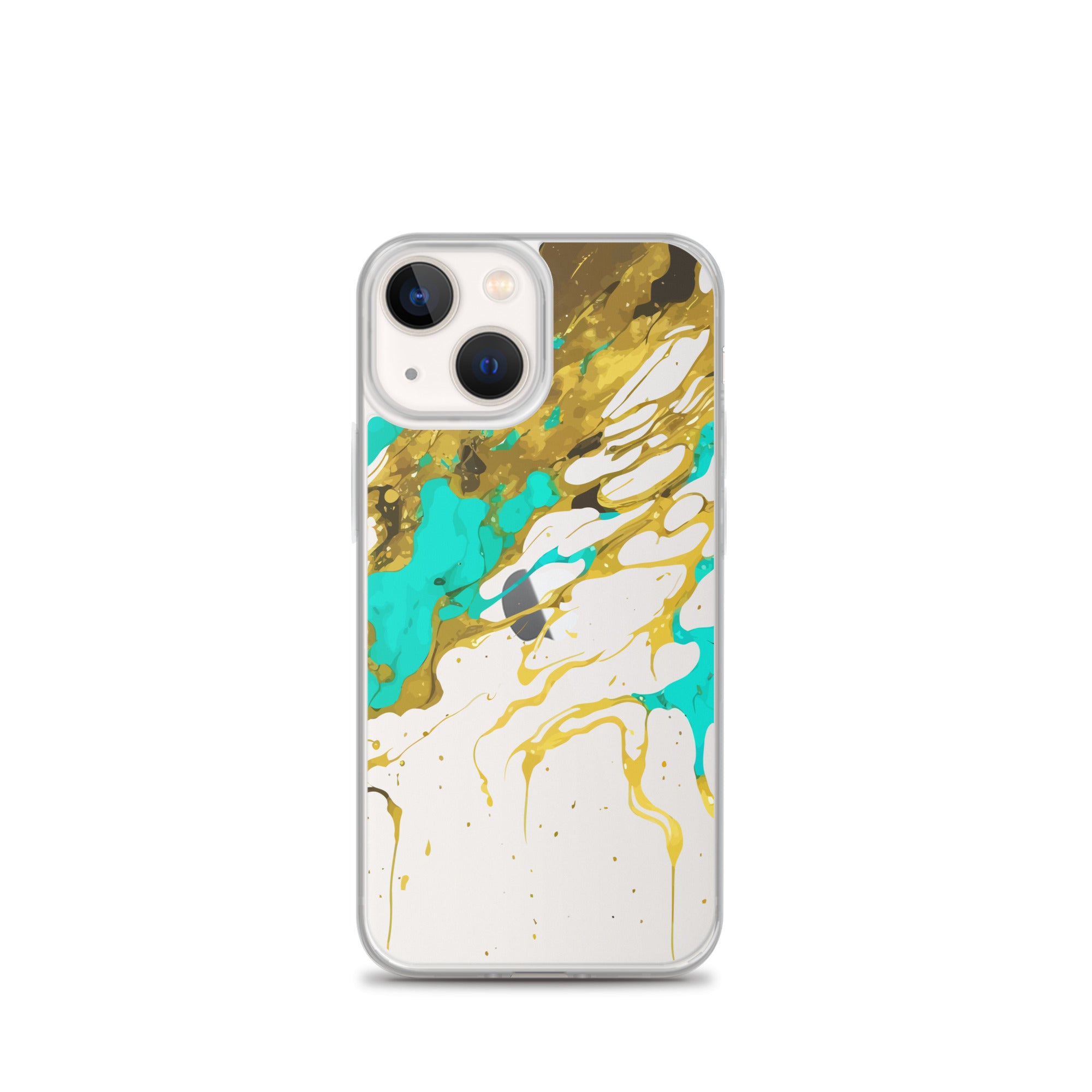 Clear Case for iPhone® Alchohol Ink Design I