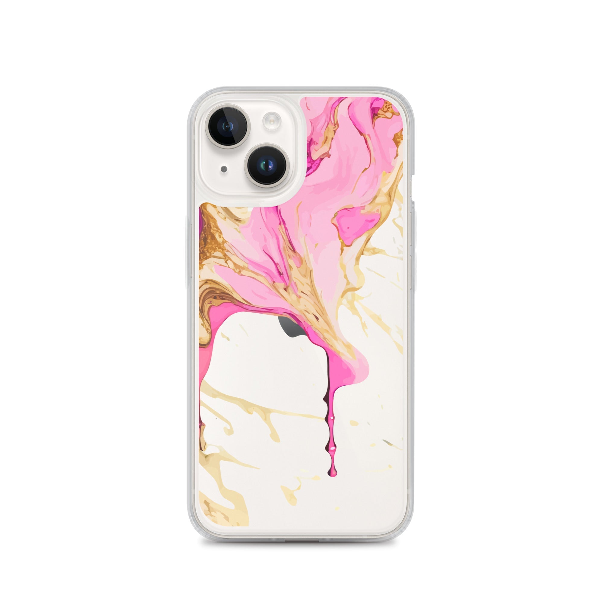 Clear Case for iPhone® Alchohol Ink Design II