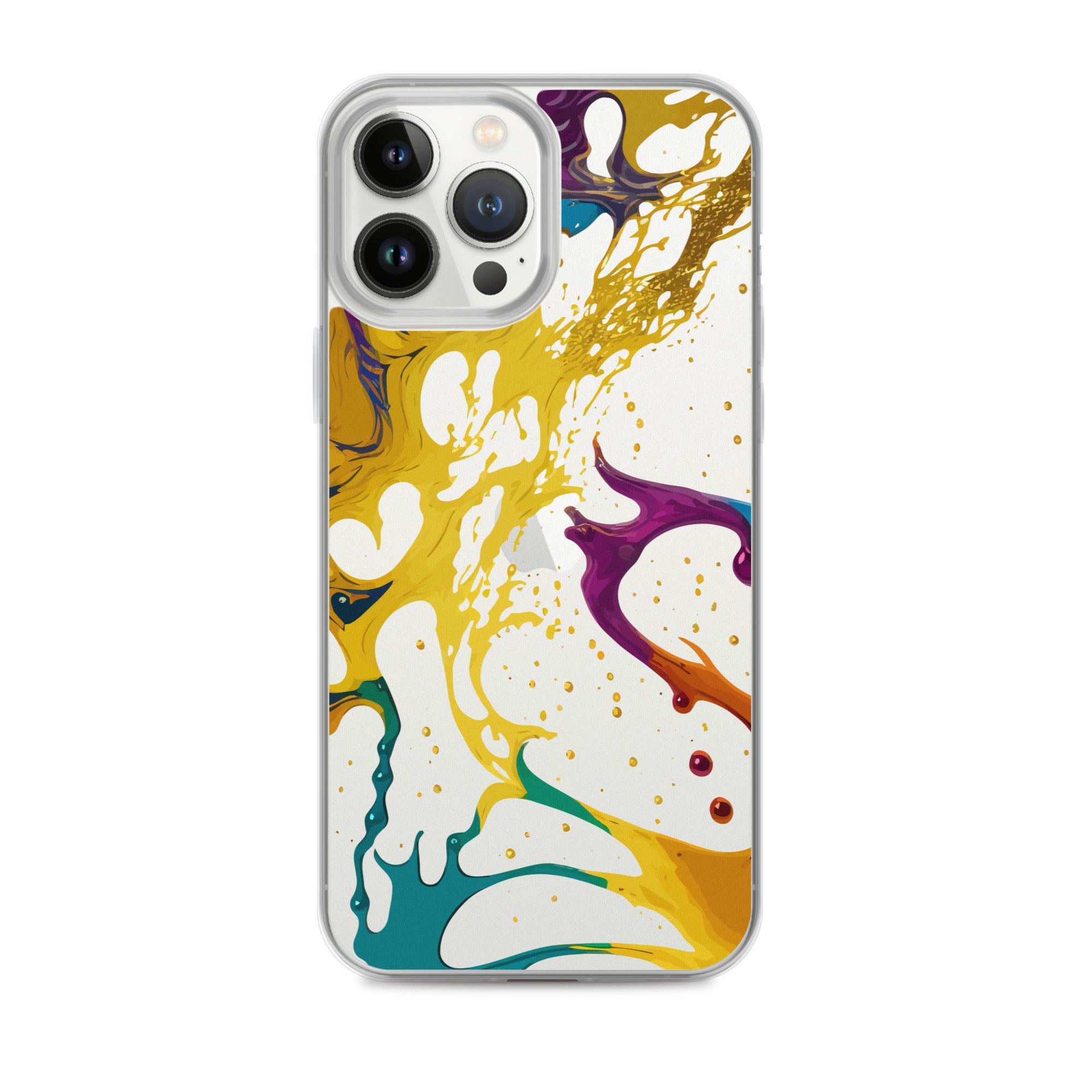 Clear Case for iPhone® Alchohol Ink Design III