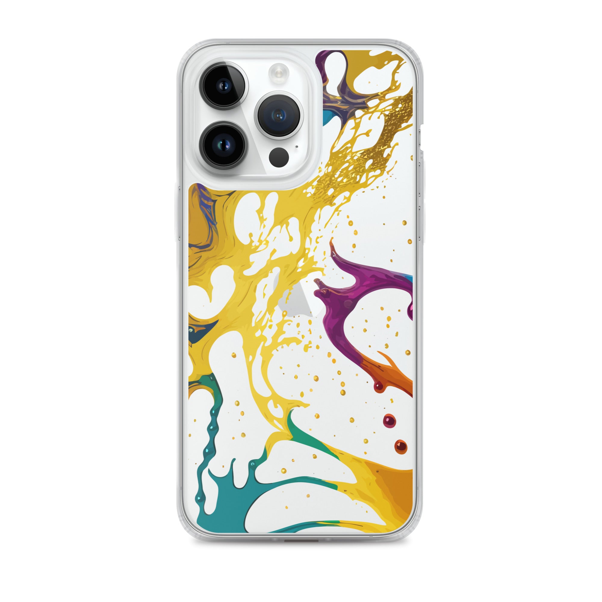 Clear Case for iPhone® Alchohol Ink Design III