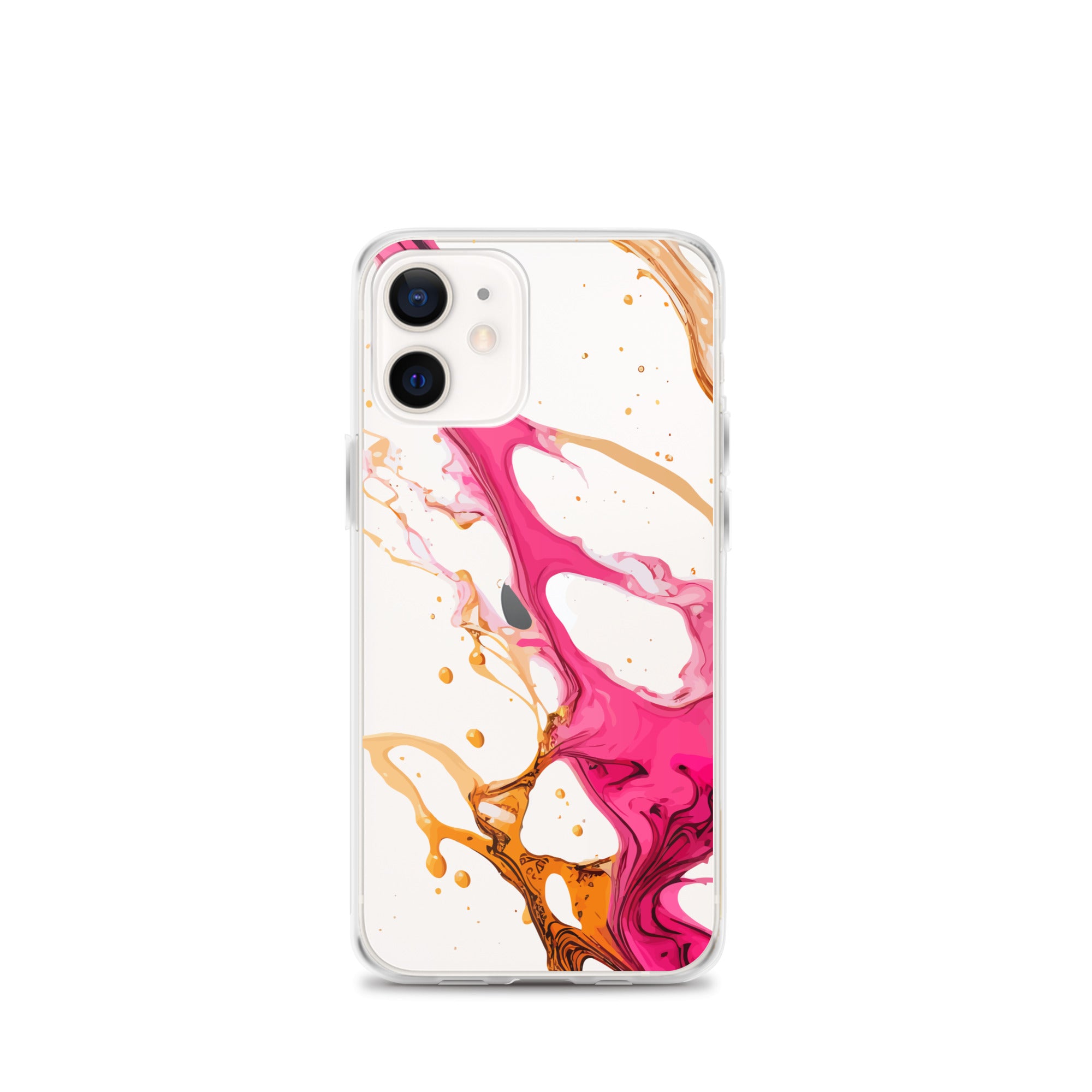 Clear Case for iPhone® Alchohol Ink Design IV