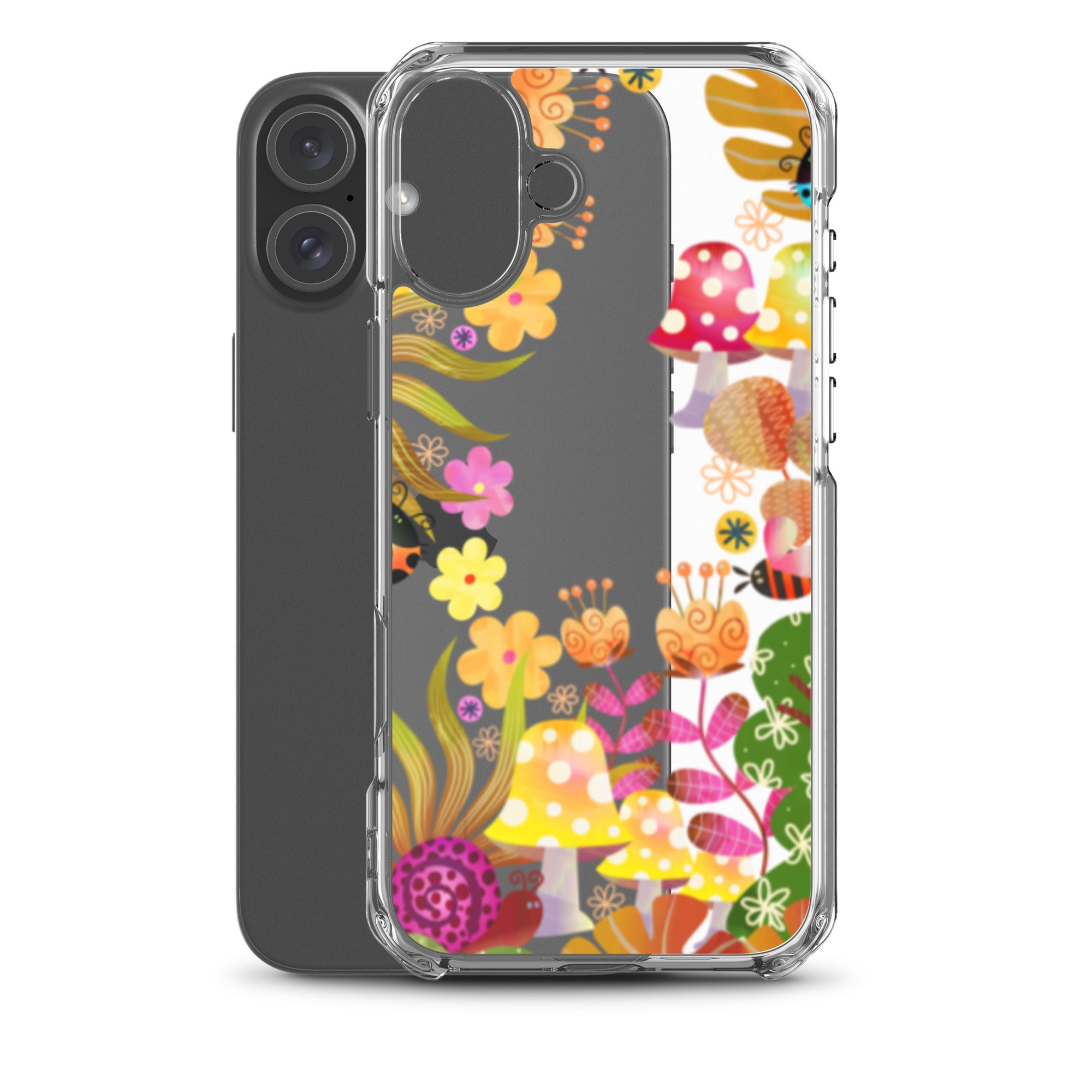 Clear Case for iPhone® Enchanted Forest Design I