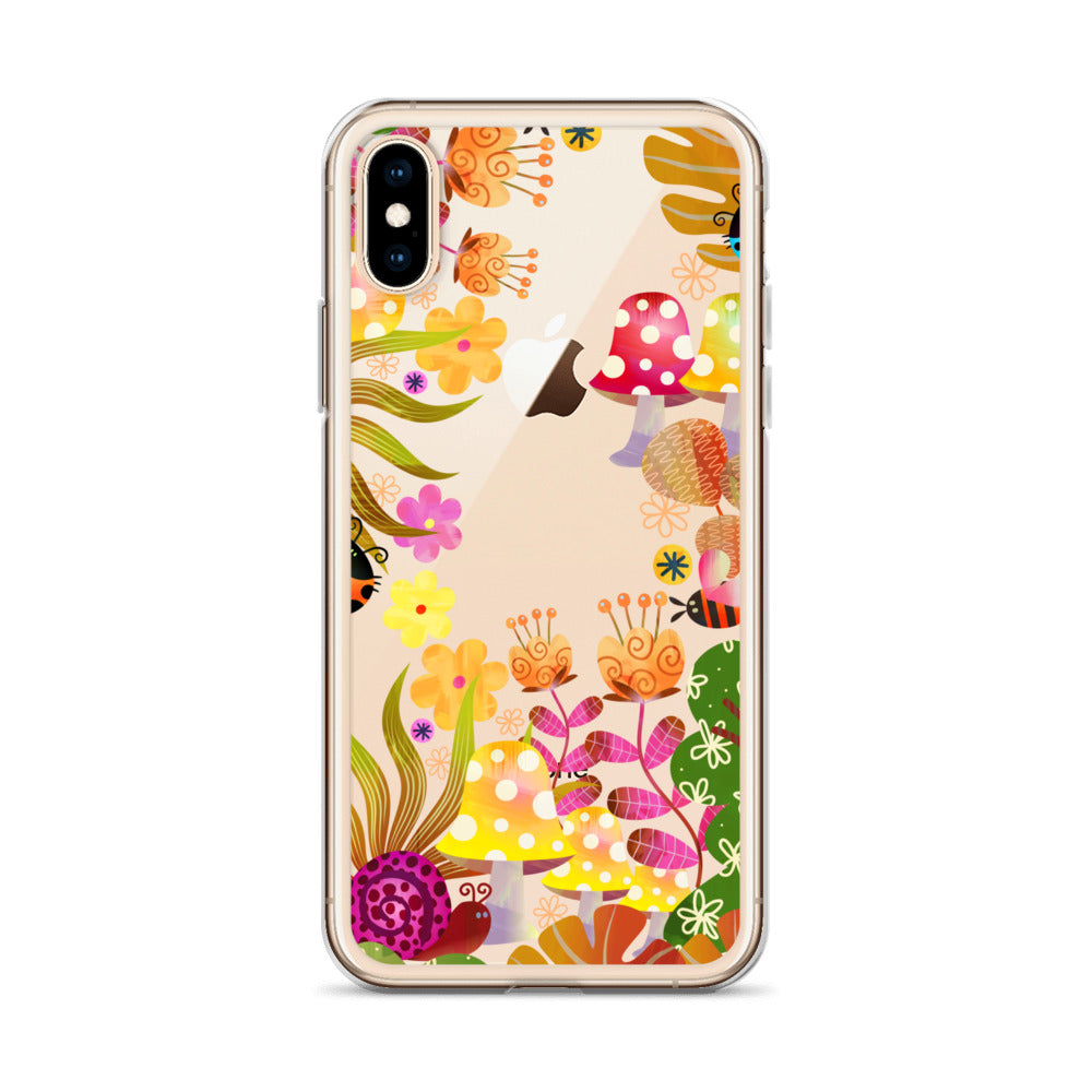 Clear Case for iPhone® Enchanted Forest Design I
