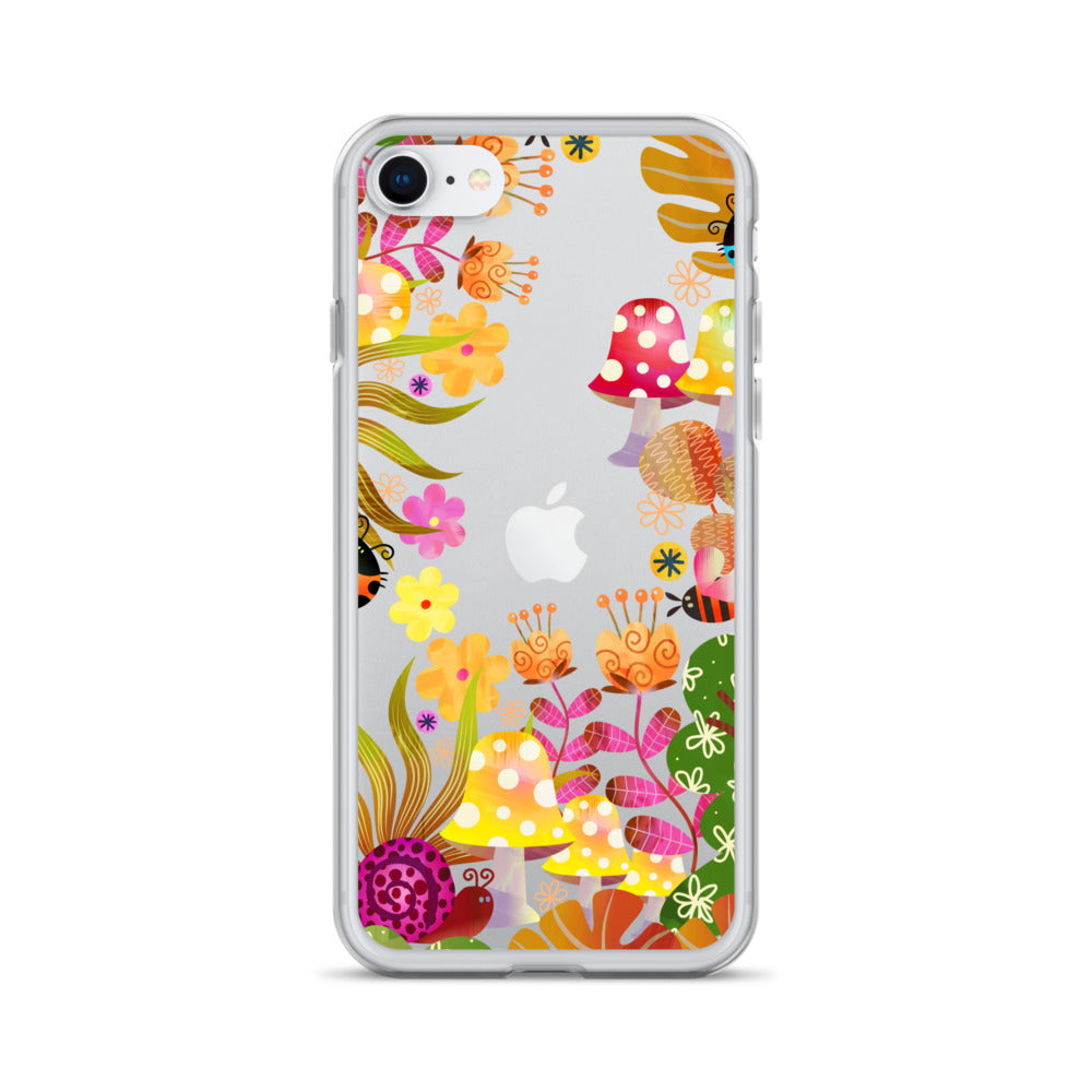 Clear Case for iPhone® Enchanted Forest Design I