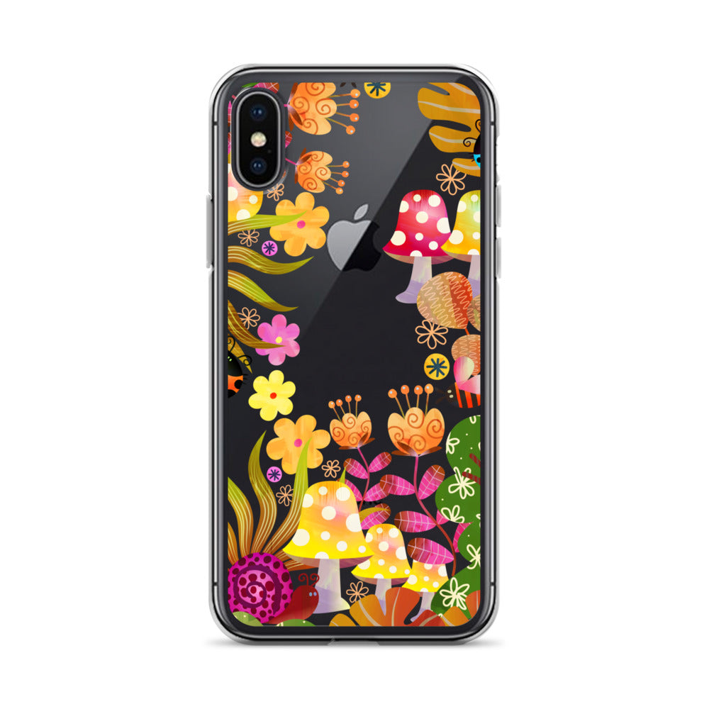 Clear Case for iPhone® Enchanted Forest Design I