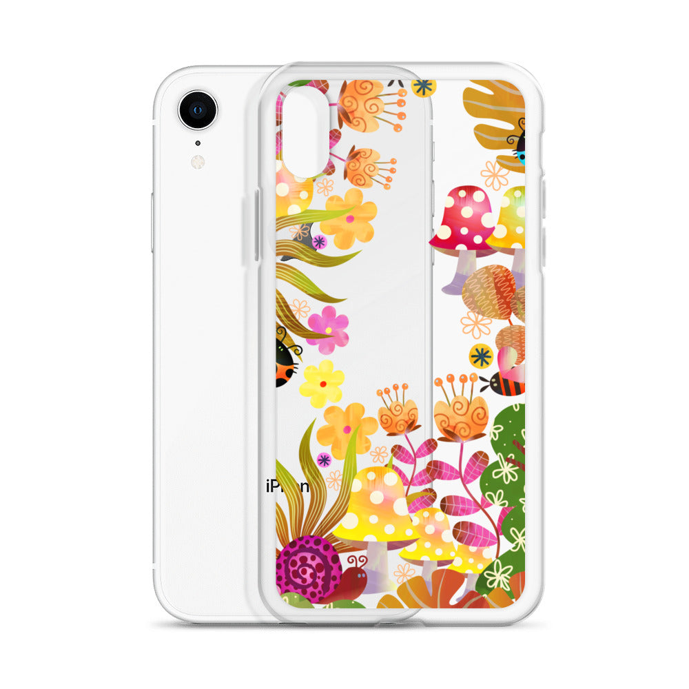 Clear Case for iPhone® Enchanted Forest Design I