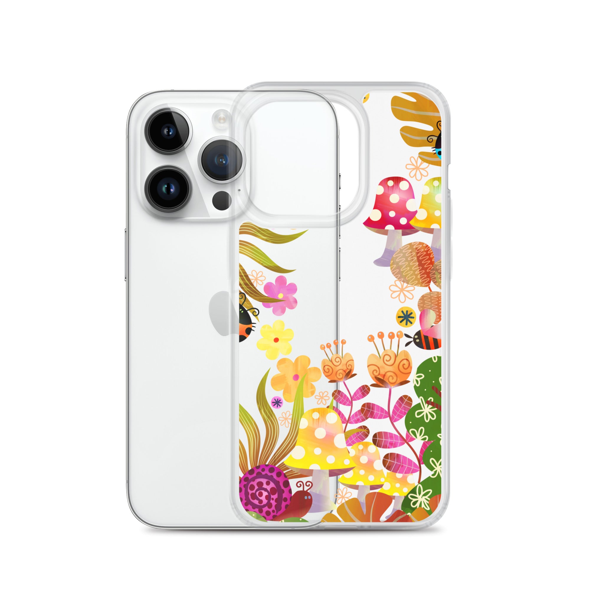 Clear Case for iPhone® Enchanted Forest Design I