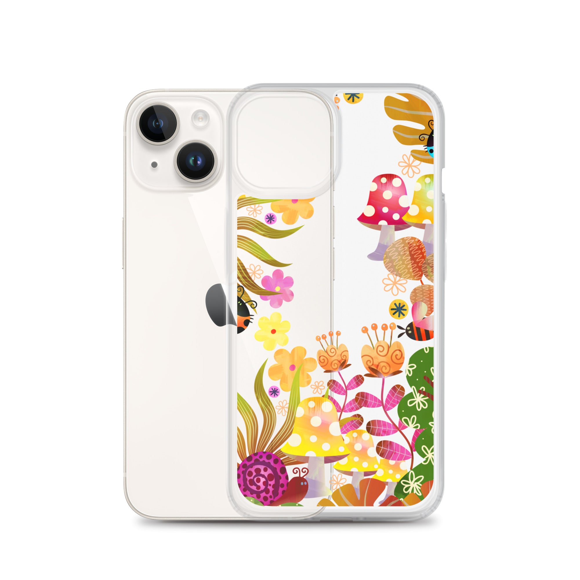 Clear Case for iPhone® Enchanted Forest Design I