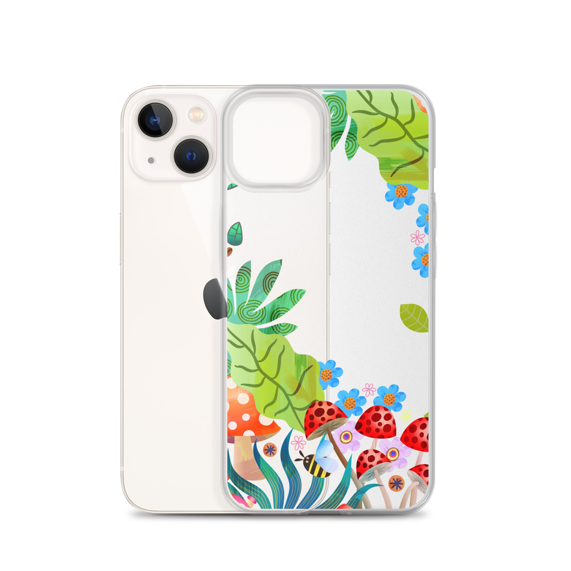 Clear Case for iPhone® Enchanted Forest Design II