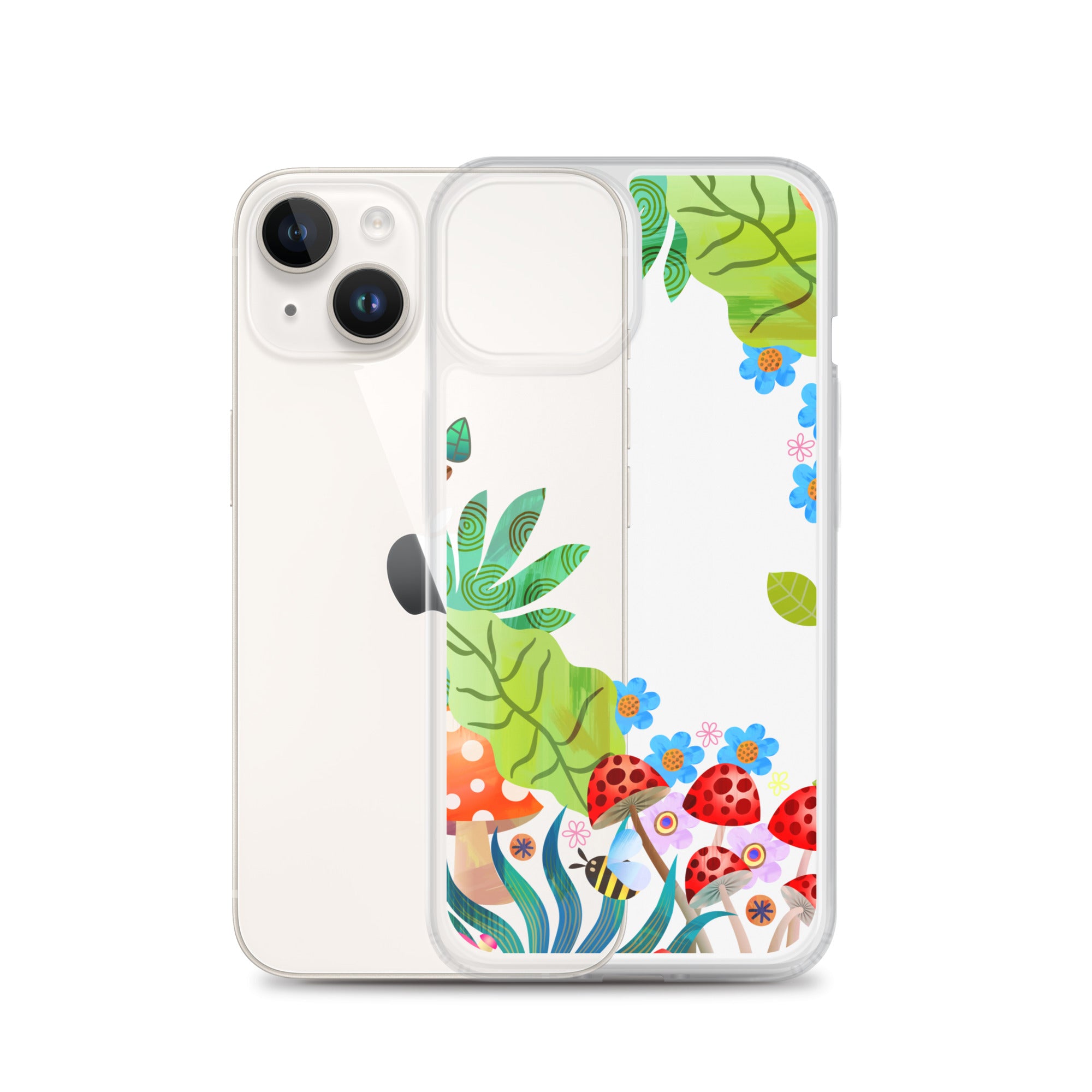 Clear Case for iPhone® Enchanted Forest Design II