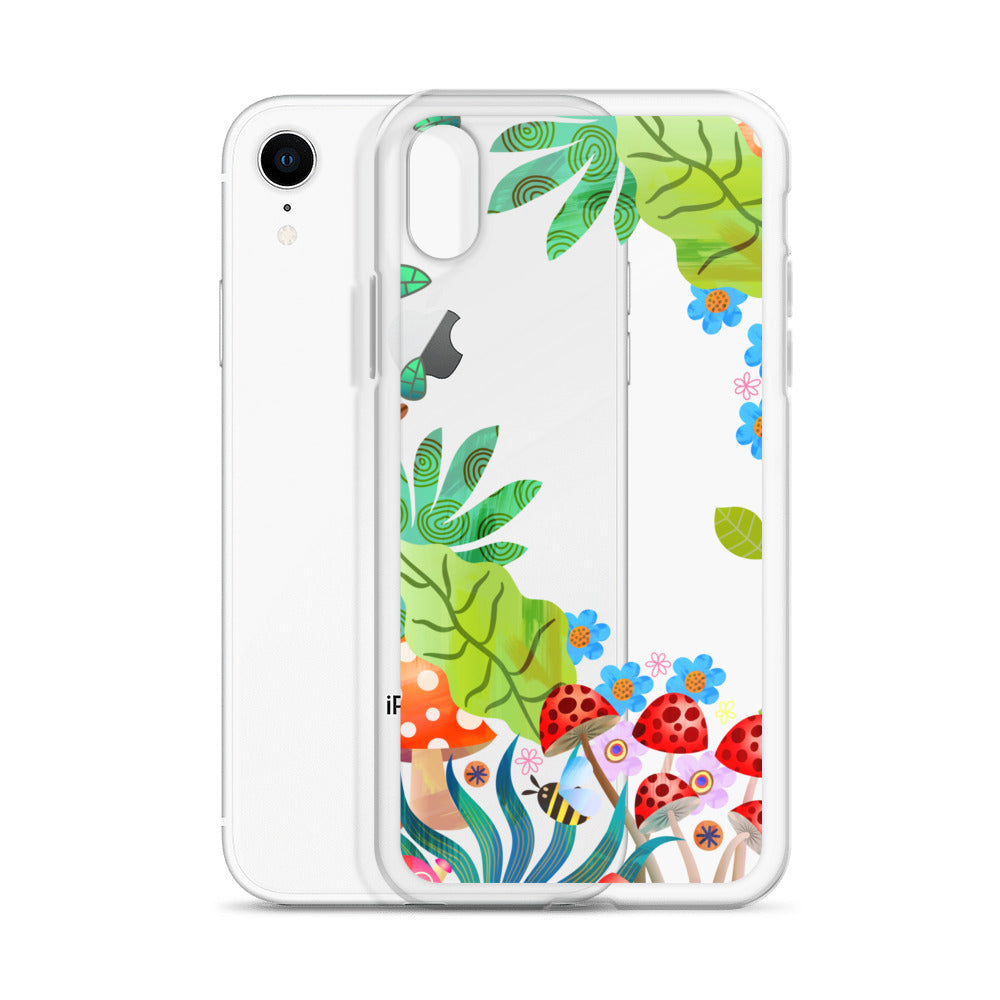 Clear Case for iPhone® Enchanted Forest Design II