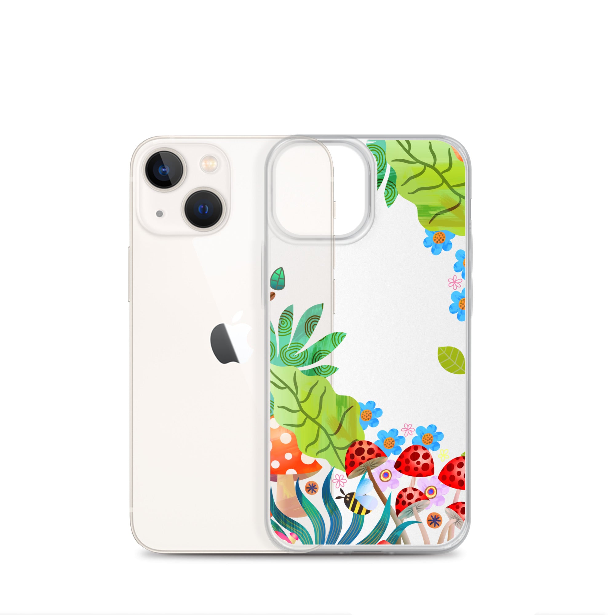 Clear Case for iPhone® Enchanted Forest Design II