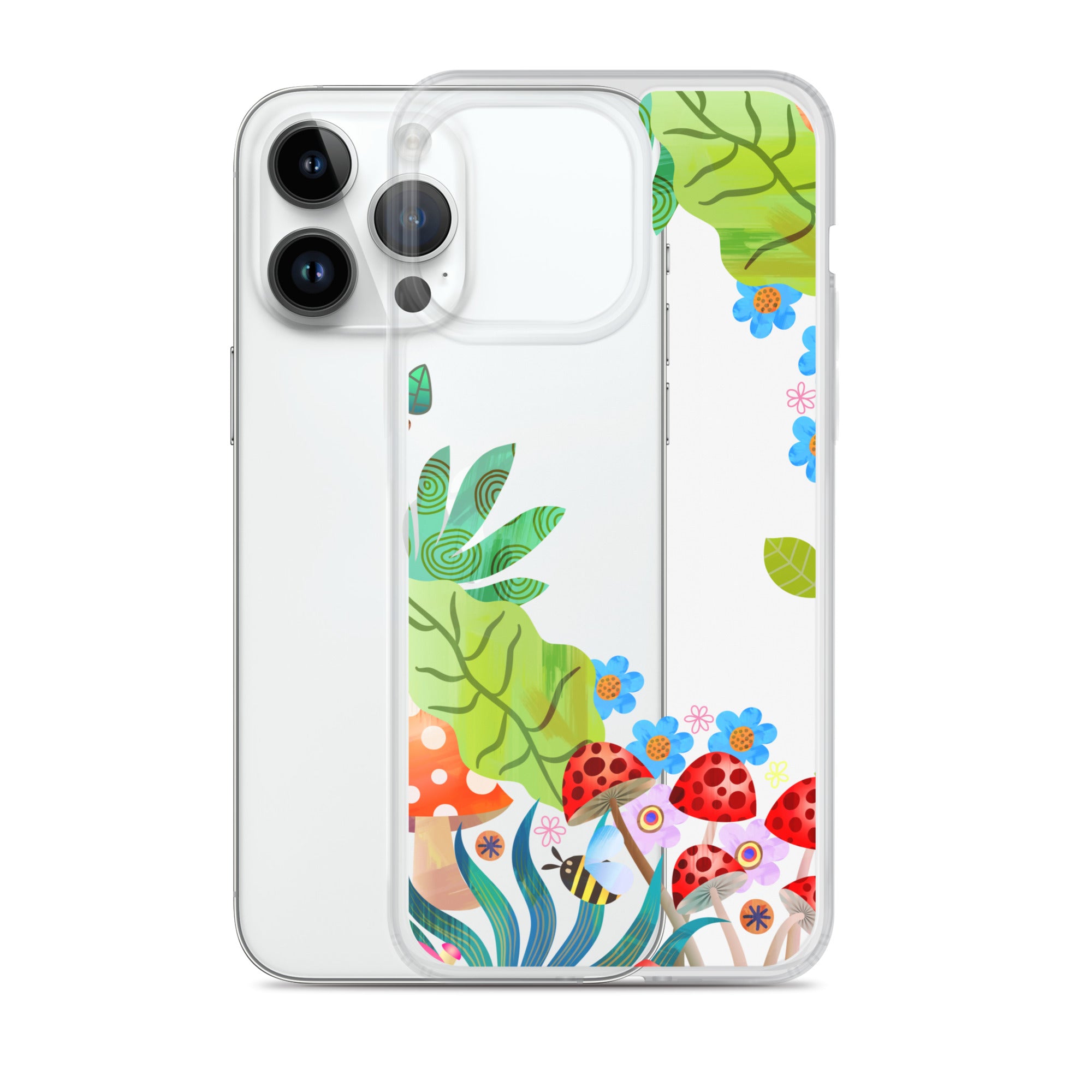 Clear Case for iPhone® Enchanted Forest Design II