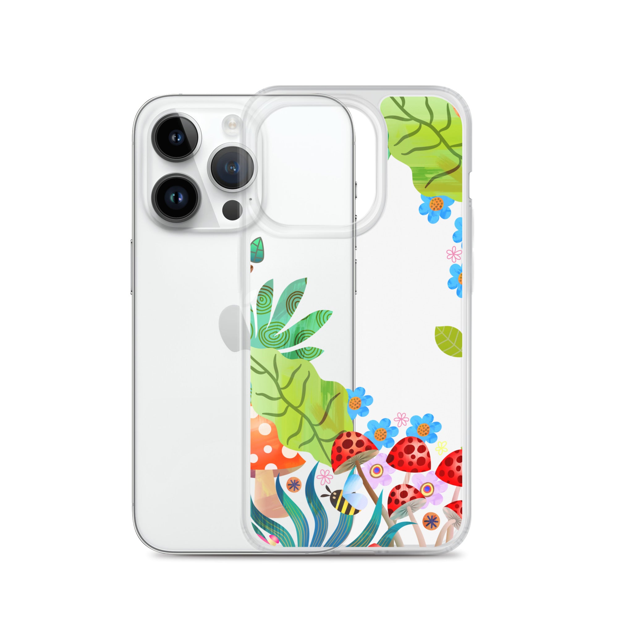 Clear Case for iPhone® Enchanted Forest Design II