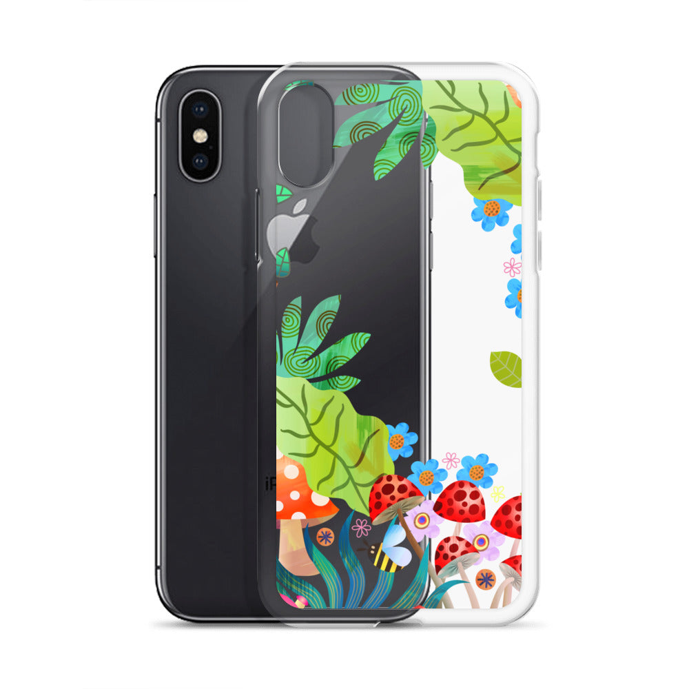 Clear Case for iPhone® Enchanted Forest Design II