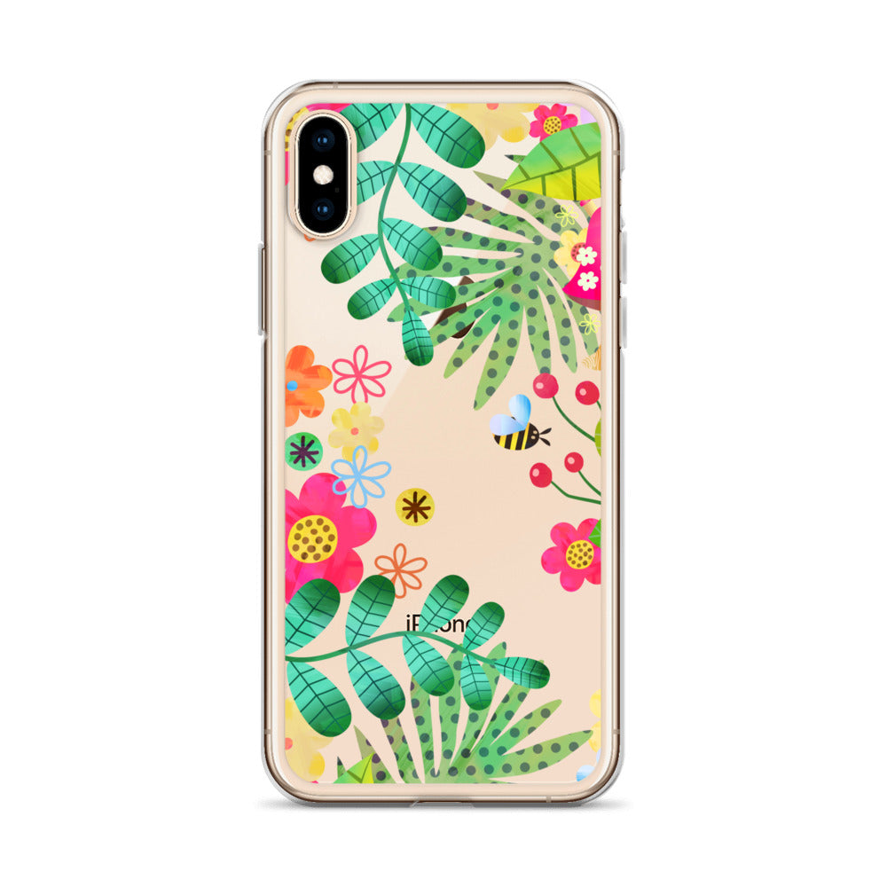 Clear Case for iPhone® Enchanted Forest Design III