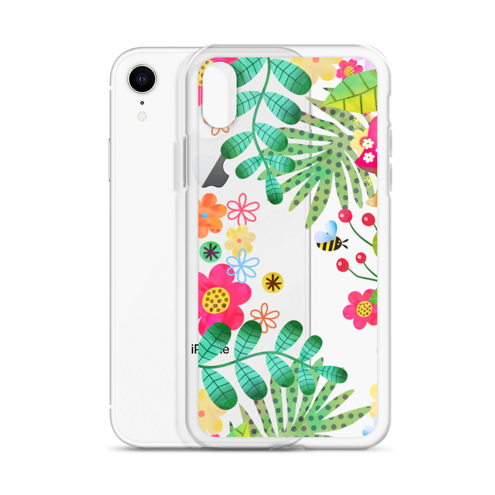 Clear Case for iPhone® Enchanted Forest Design III