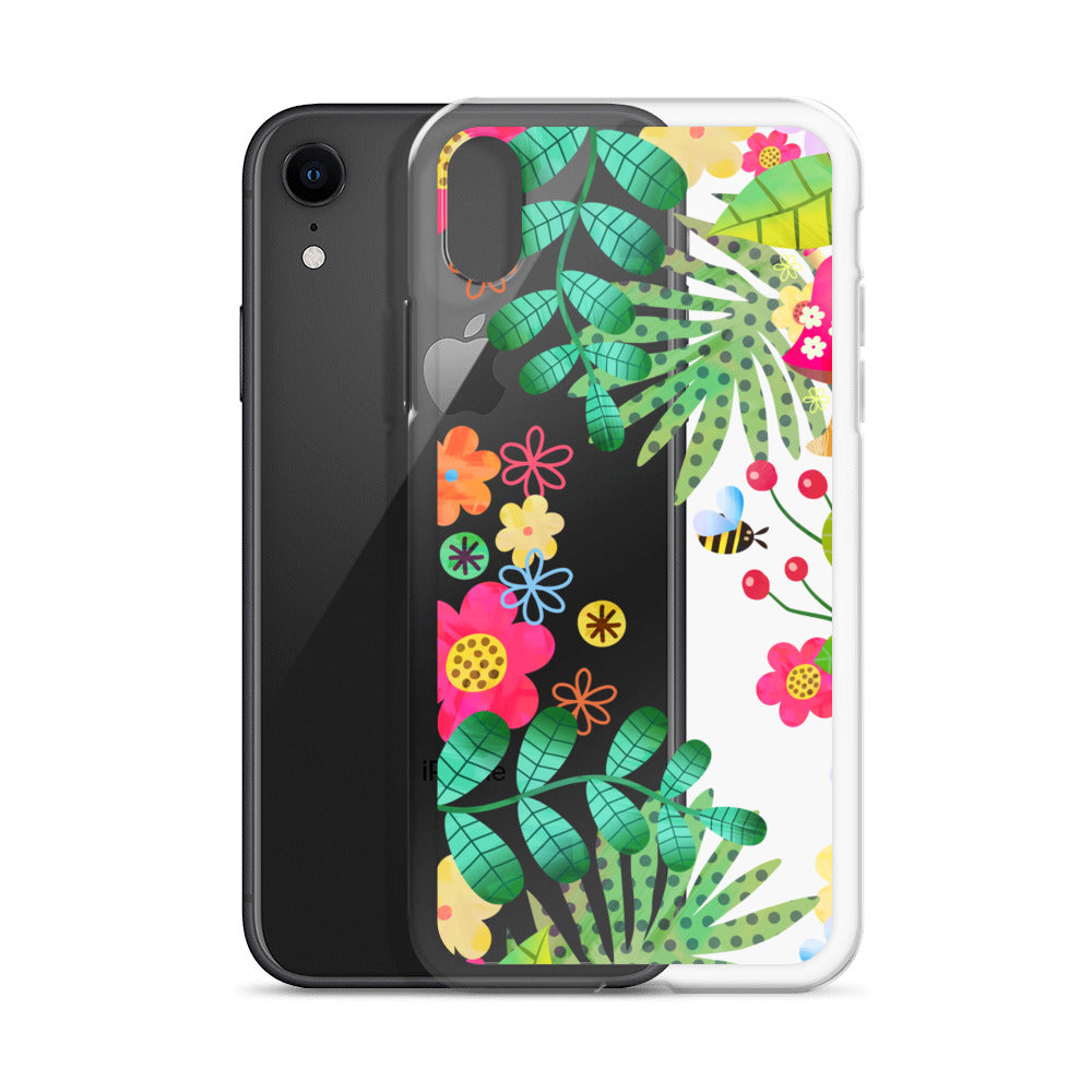 Clear Case for iPhone® Enchanted Forest Design III